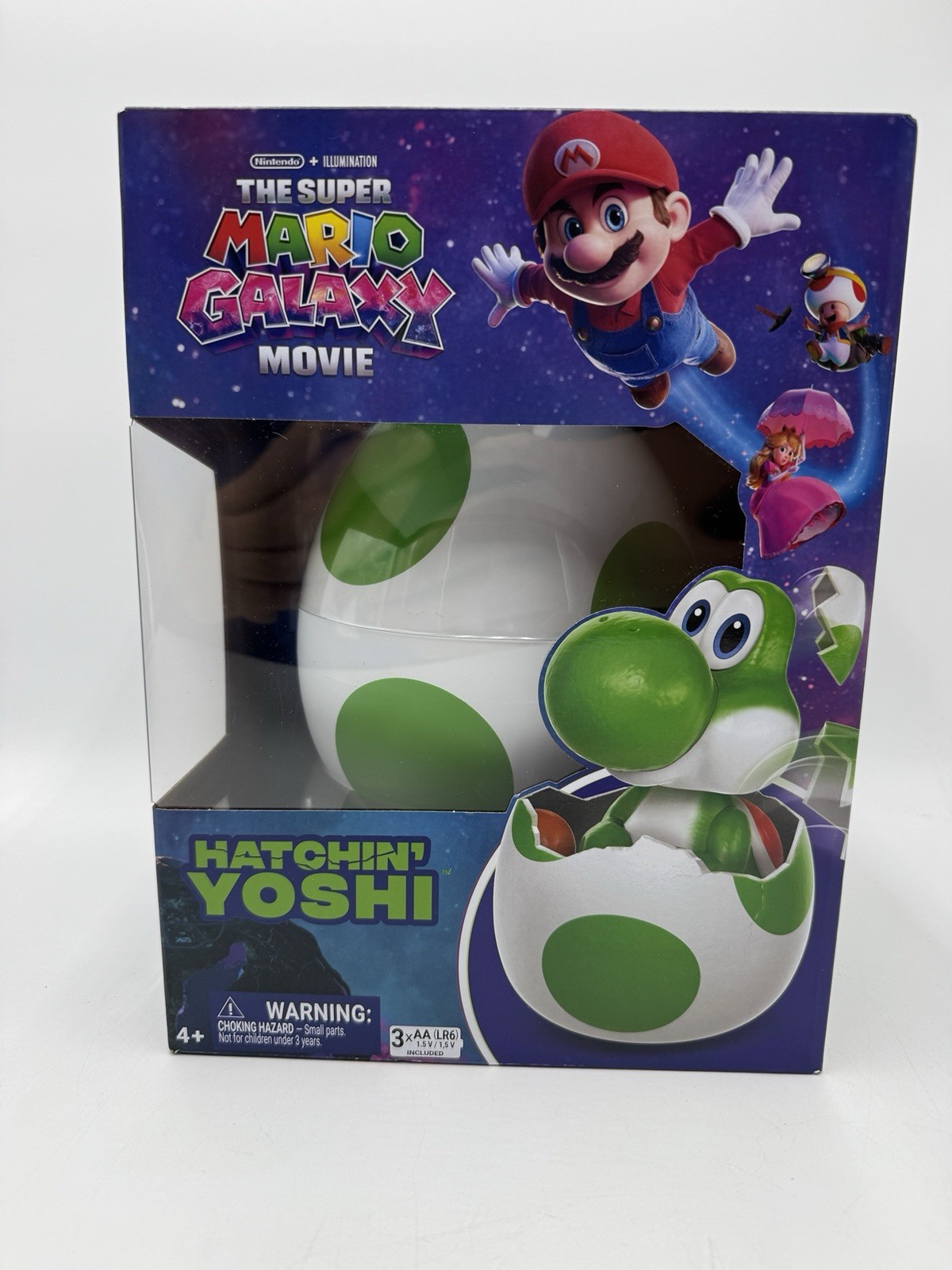 Hatchin&rsquo; Yoshi from The Super Mario Galaxy Movie, Interactive Yoshi Figure New