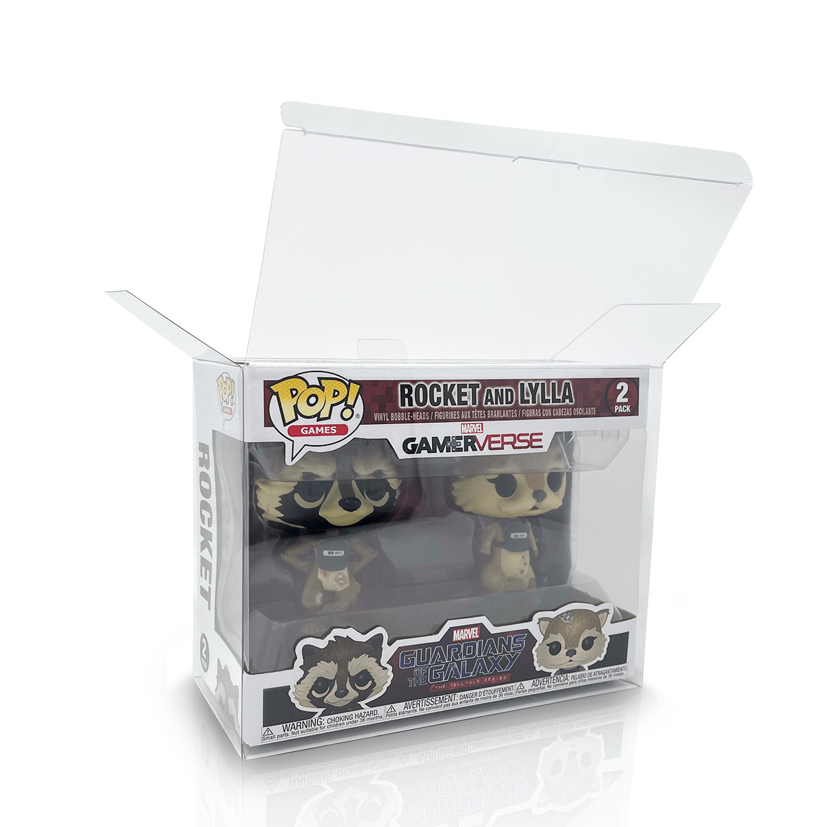 TWO PACK Funko Pop Vinyl Protector Case Acid Free 0.50mm Thick 2-Pack