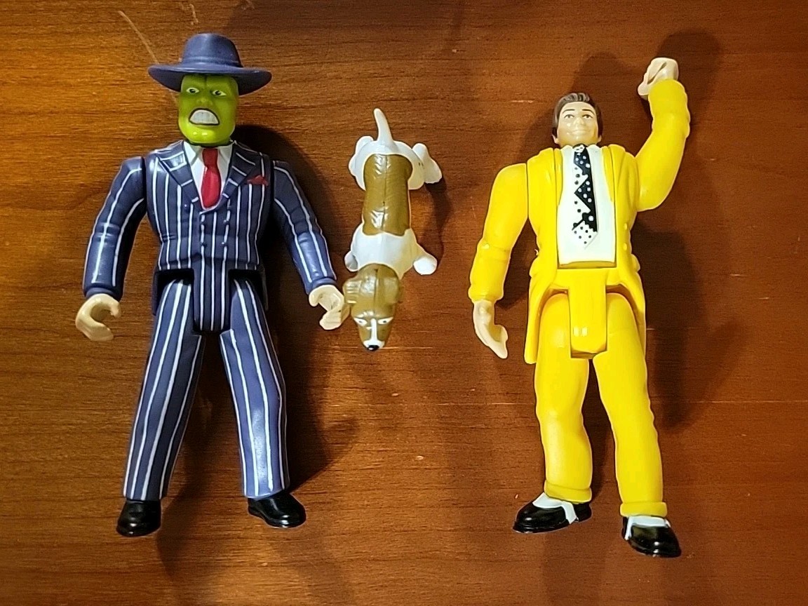 The MASK Hero to zero Heads Up Kenner non-smiling variant Quick Draw Lot 1994