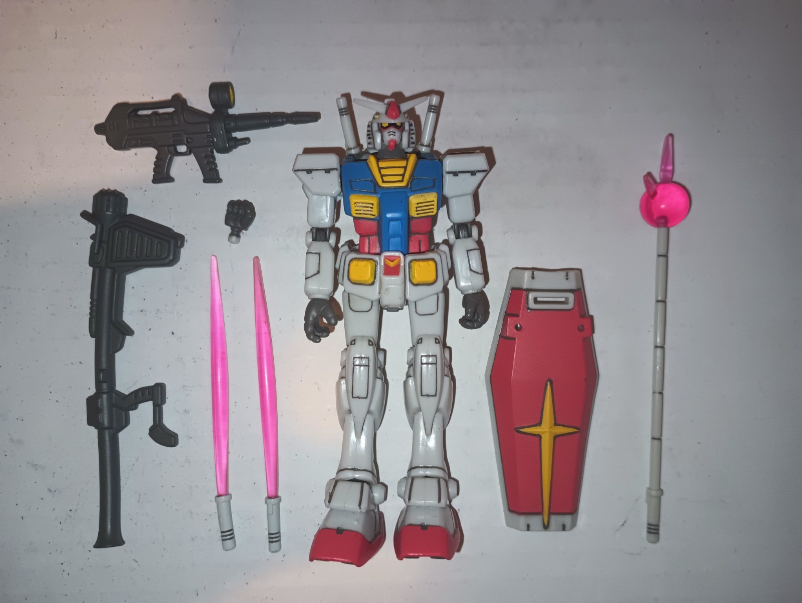 RX-78-2 Gundam Mobile Suit In Action MSIA Bandai 1999 Figure Near Complete