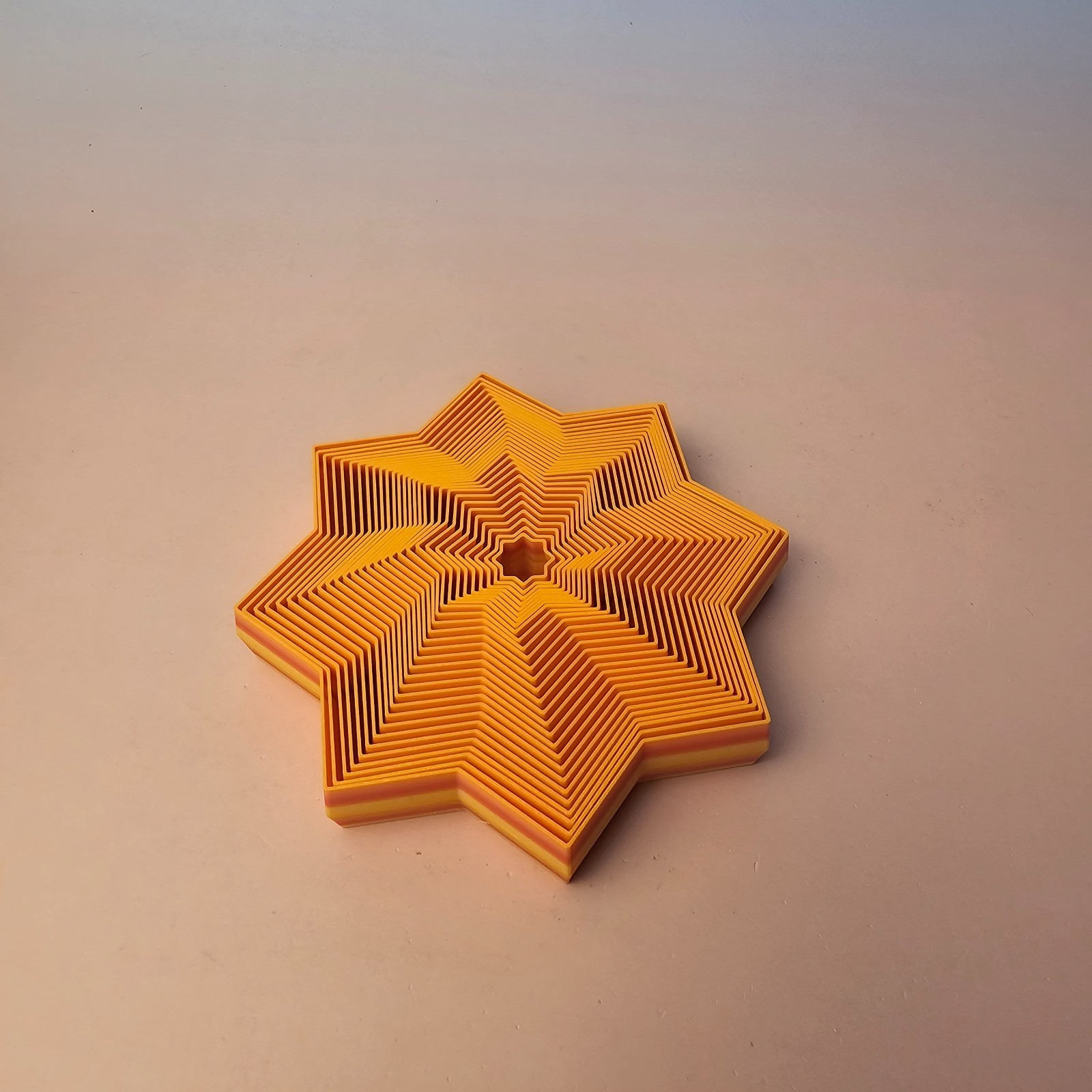 Fidget Star 3D Printed