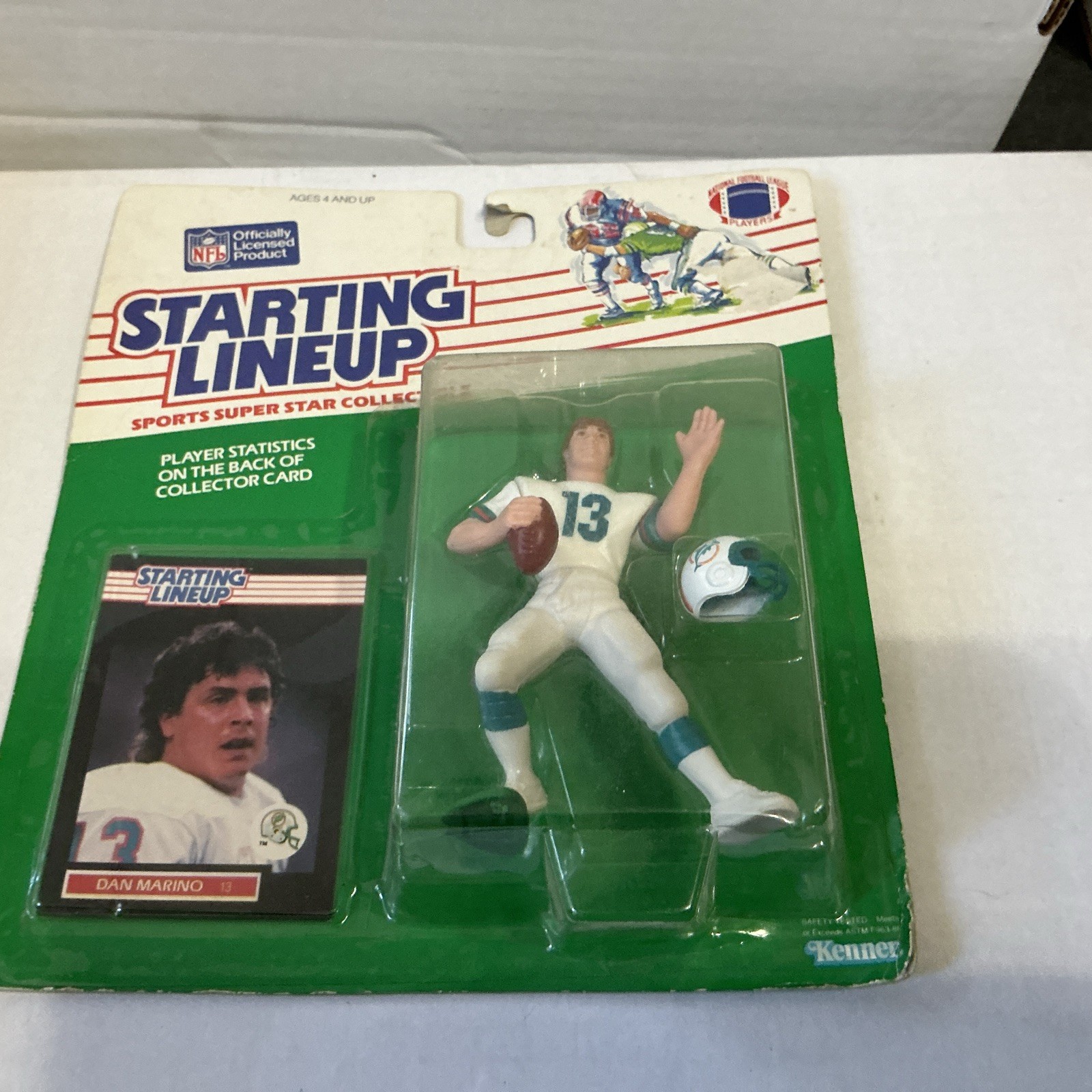 Dan Marino Starting Lineup 1989 Kenner NFL Figure Sealed Miami Dolphins