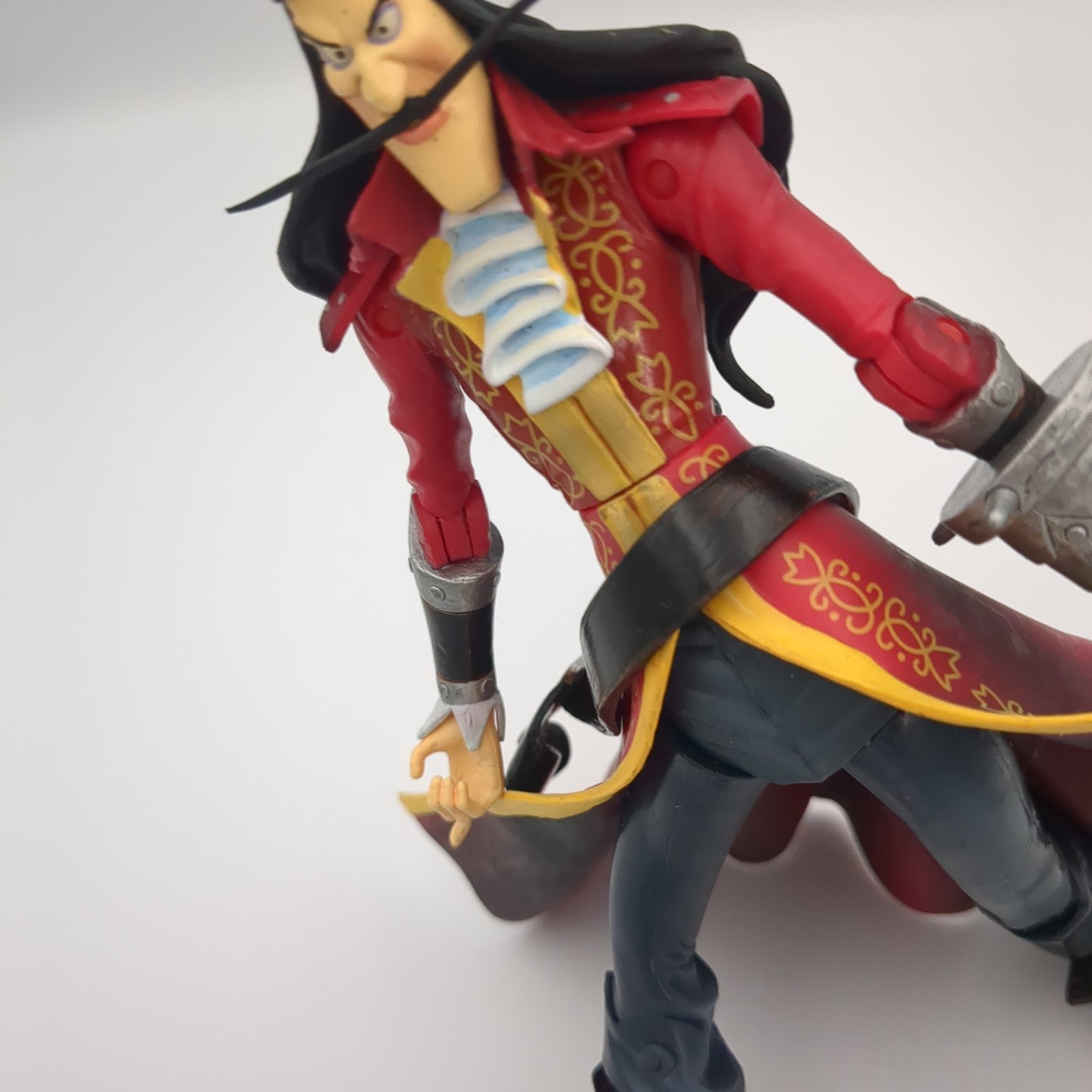 Stylized Captain Hook Action Figure Peter Pan Disney Villain Collectible Toy