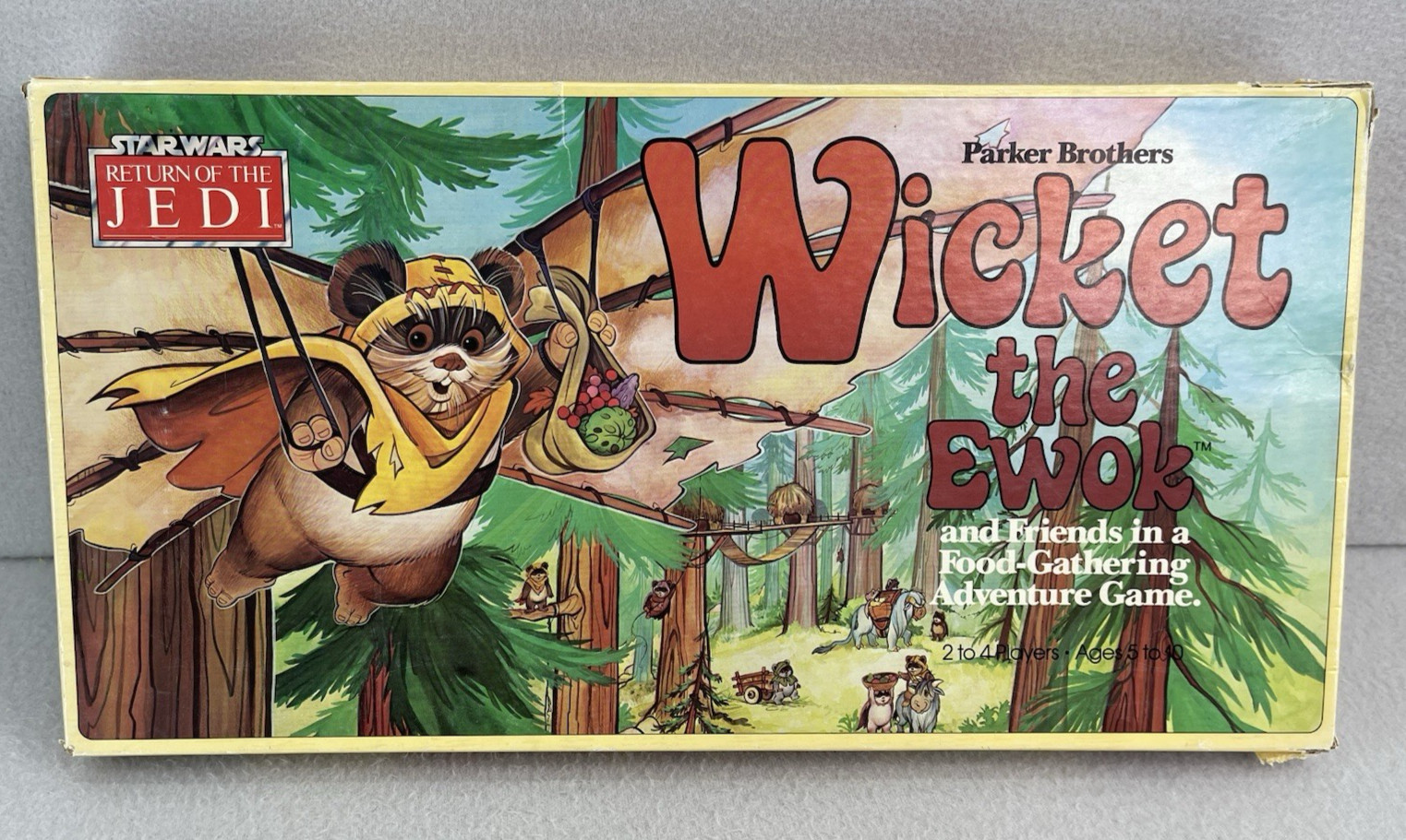 Star Wars Ewok Game Wicket Parker Brothers 1983 Incomplete READ