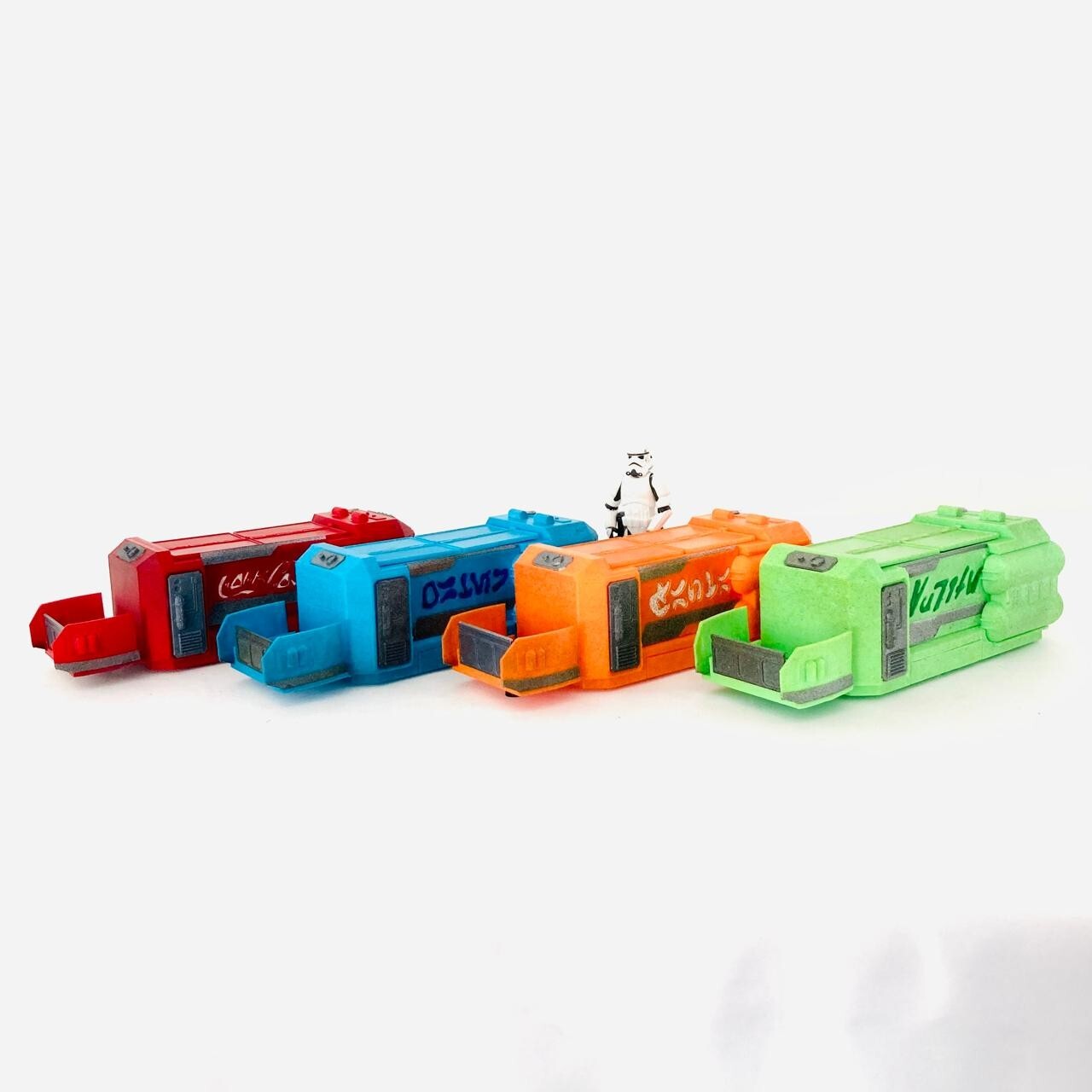 4x Soda Cart from Galaxy&rsquo;s Edge for 12 in (1:6) Figure Sci Fi Diorama