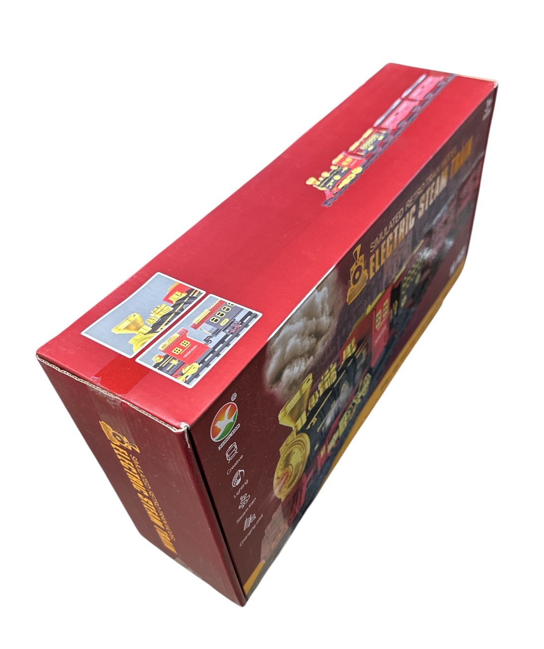 Simulated Retro Train Model 16 Pcs Electric Steam Train New Sealed