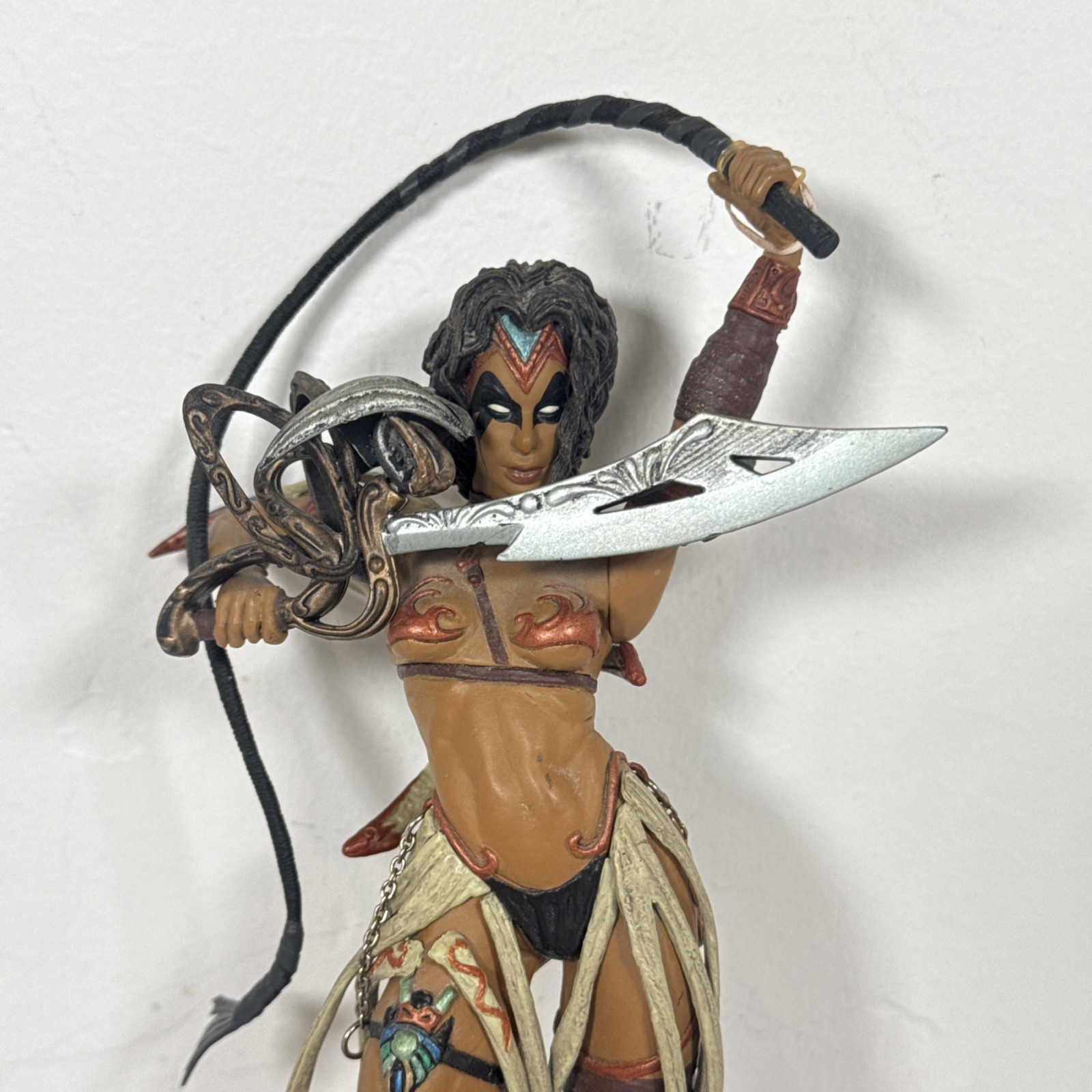 Warrior Lilith Spawn Mutations McFarlane 2003 7&Prime; Has Sword And Whip, ~no Stand *