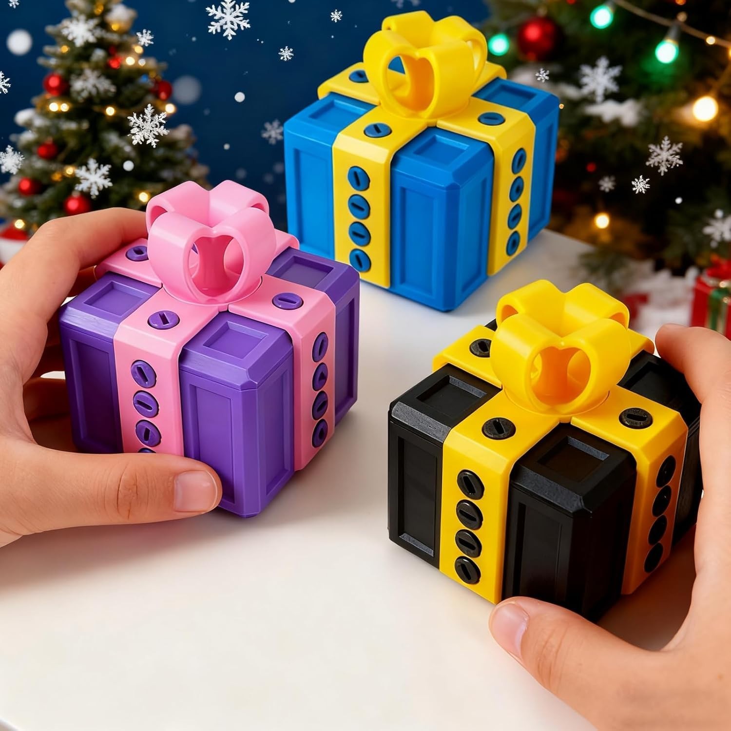 Gotcha Box The Annoying Present,Annoying Gift Box with 3D Printed Screws & Po…