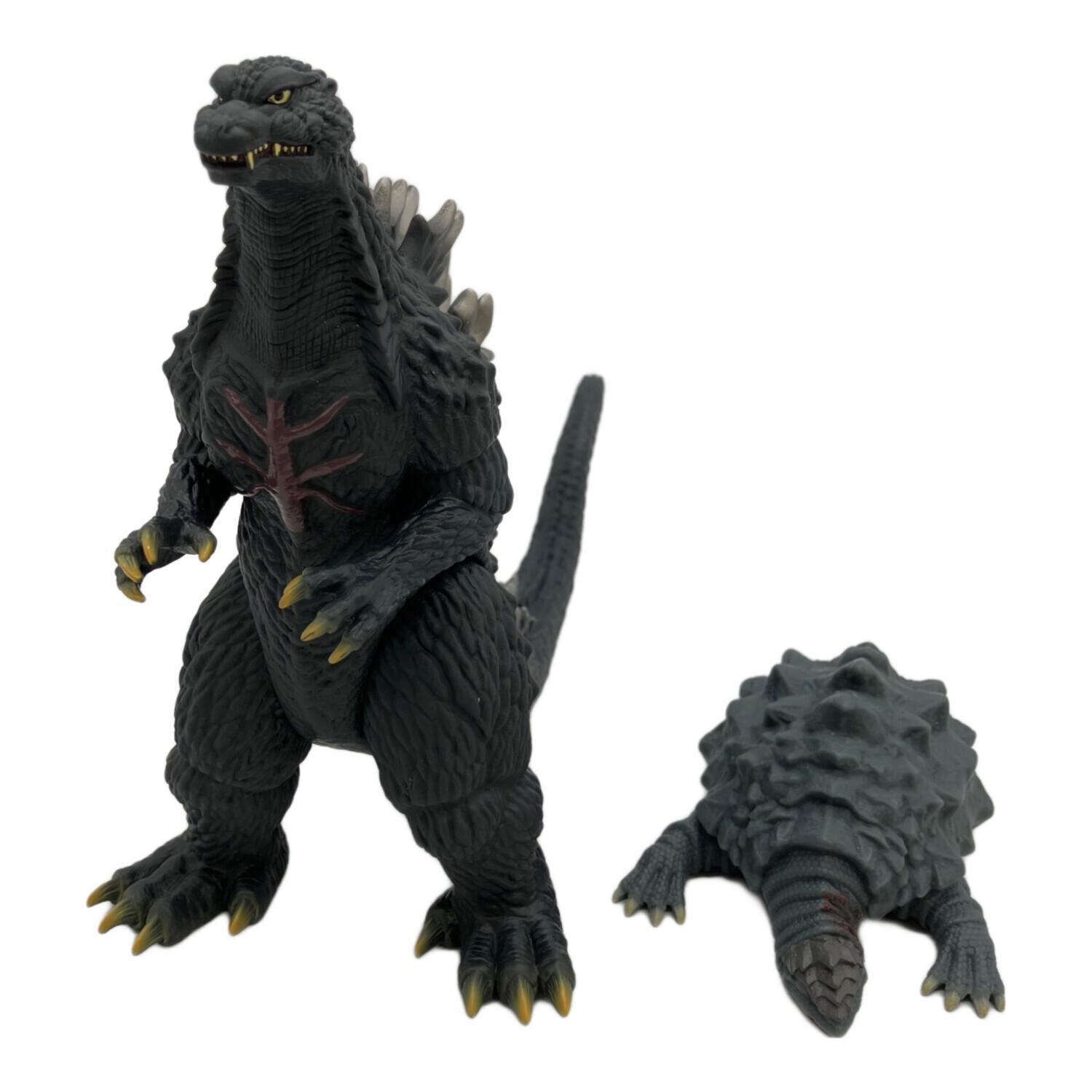 BANDAI Godzilla 2003 Kameba Set Sofubi Figure Excellent JAPAN
