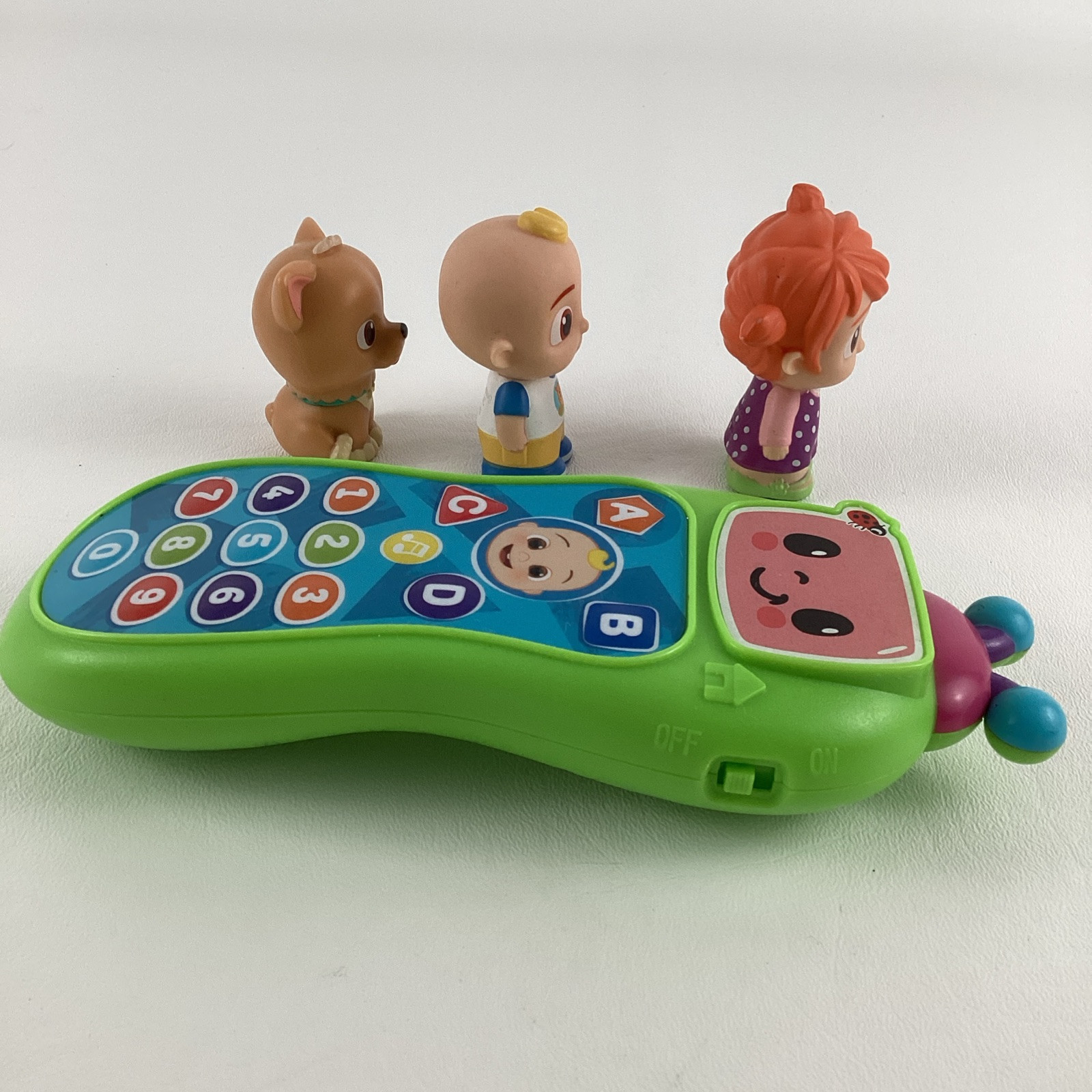 Cocomelon Press & Learn Remote Control Yo Yo JJ Bingo 2&Prime; PVC Figures Lot