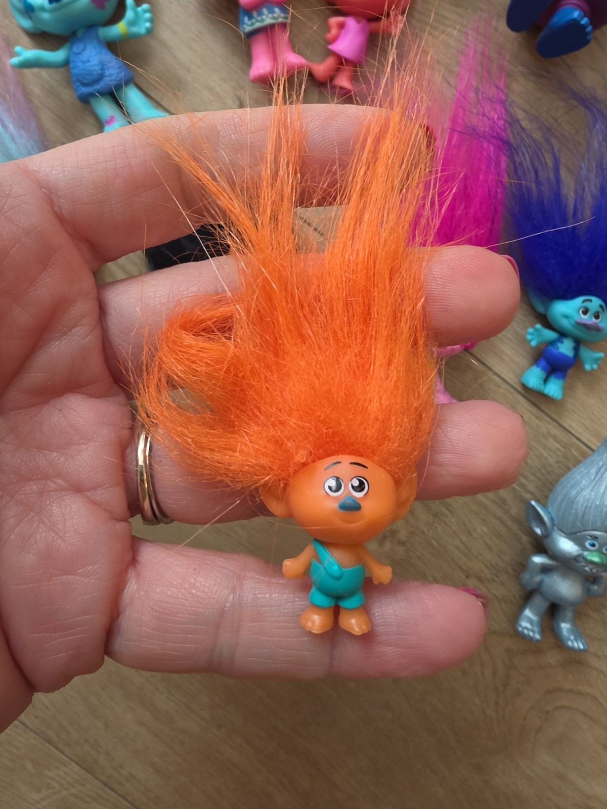 Trolls Movie Dreamworks Small Figures Lot X 13 Poppy Plus Others Plastic Toys