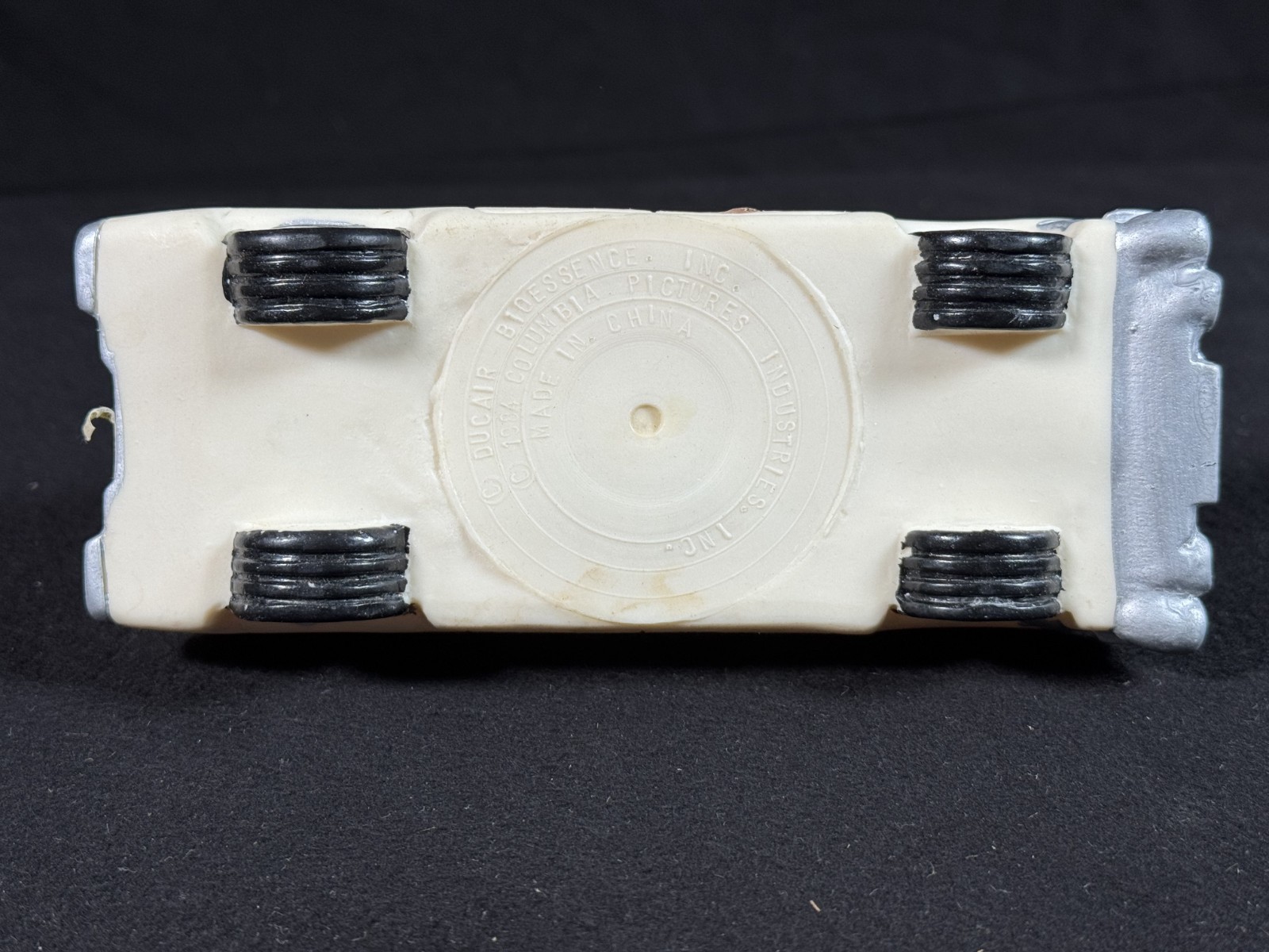 1986 The Real Ghostbusters Ecto-1 Car Movie Cartoon Floating Soap Dish w/ Soap
