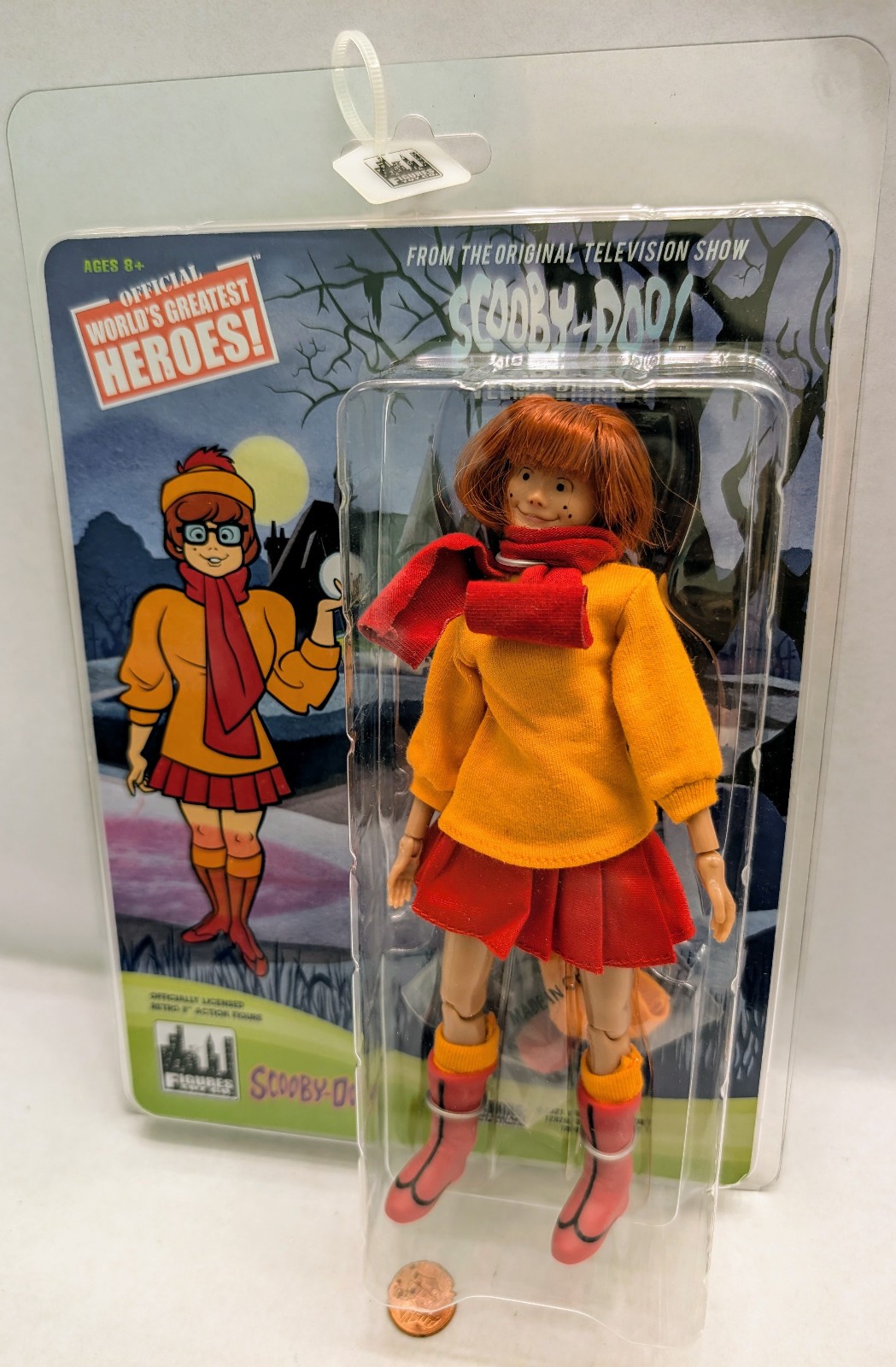 Figures Toy Co. Scooby Doo Retro – VELMA.Hanna-Barbera 2016 NIB 8&Prime; Figure COMPLE