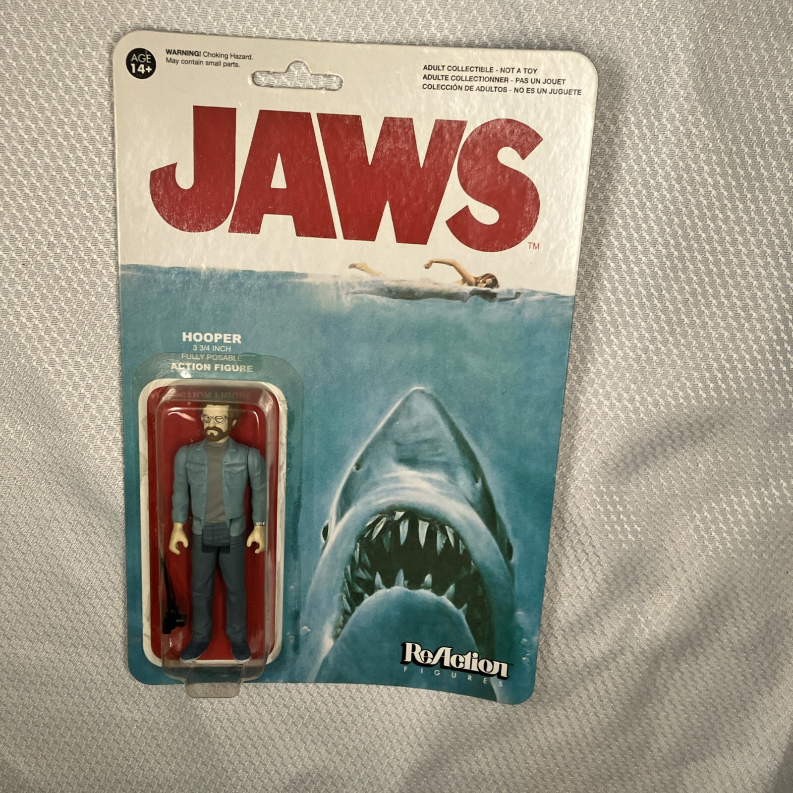 Funko ReAction Super7 JAWS Hooper Action Figure W/ Protective Case