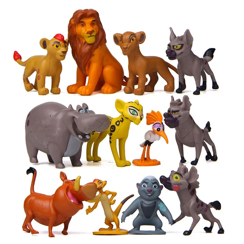 12Pcs Lion Guard Figure Set – Kion Simba Action Toy – Perfect Cake Topper Gift