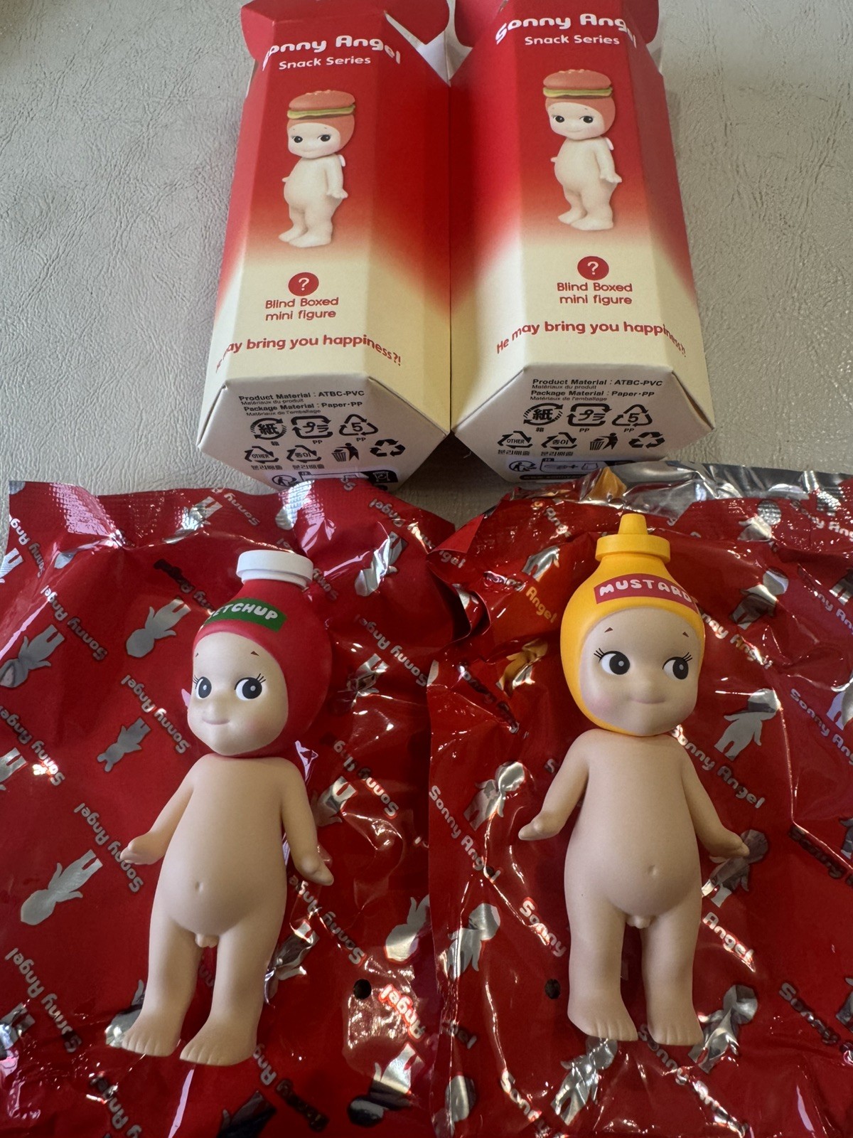 Authentic New Sonny Angel Snack Series confirmed Ketchup & Mustard figures