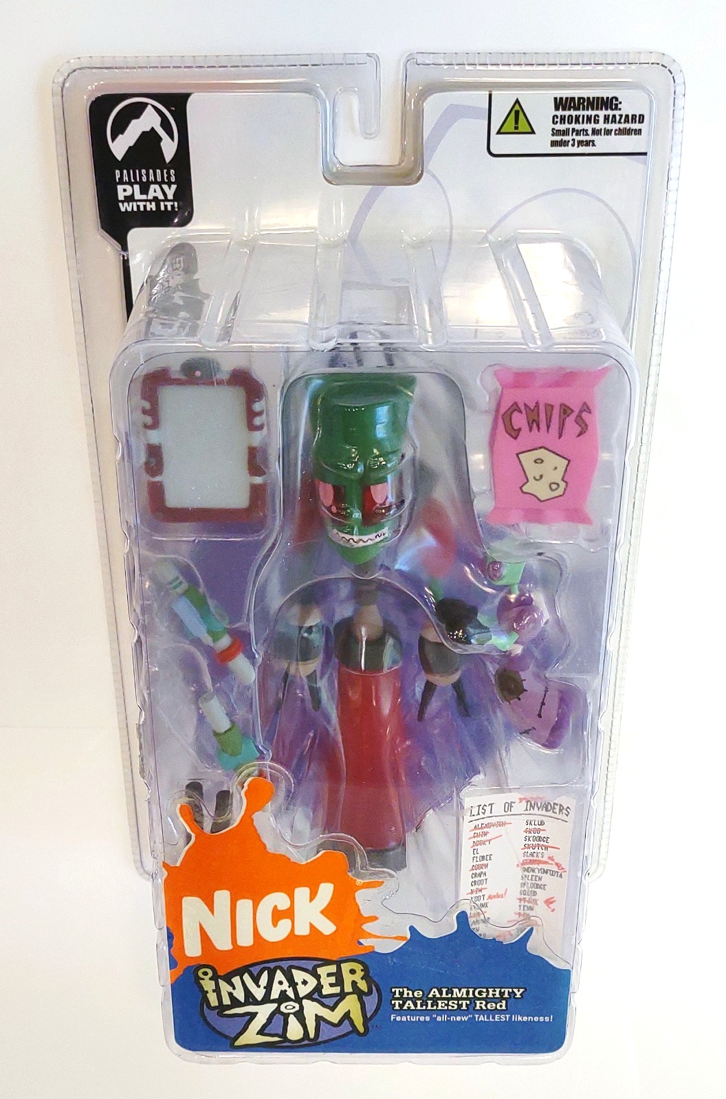 INVADER ZIM ALMIGHTY TALLEST RED Hot Topic 2005 NEW SEALED EXCELLENT Nick Viacom