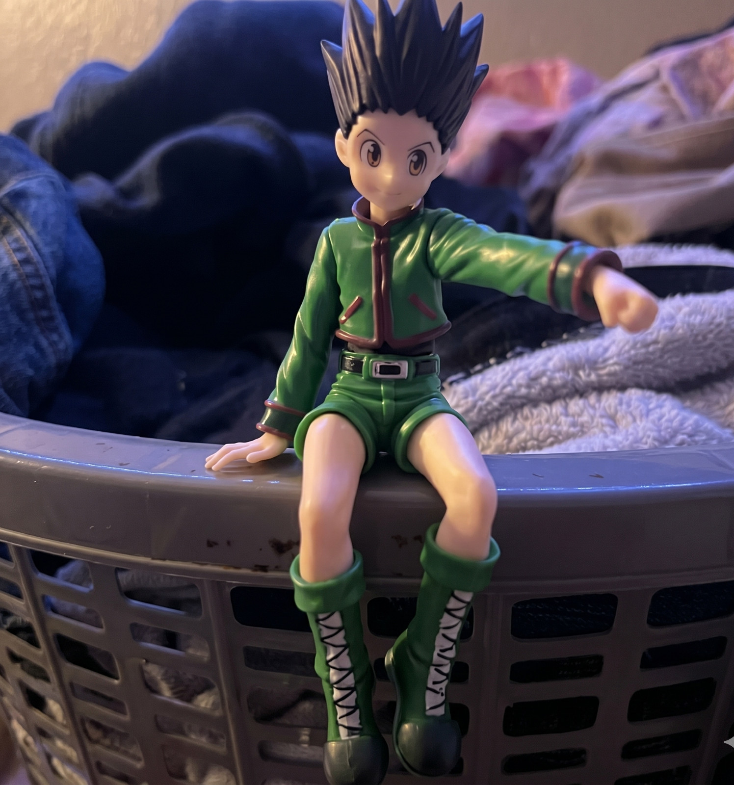 Hunter x Hunter Figures Gon Freecss Killua Zoldyck 12CM PVC Anime Toys Gift Set