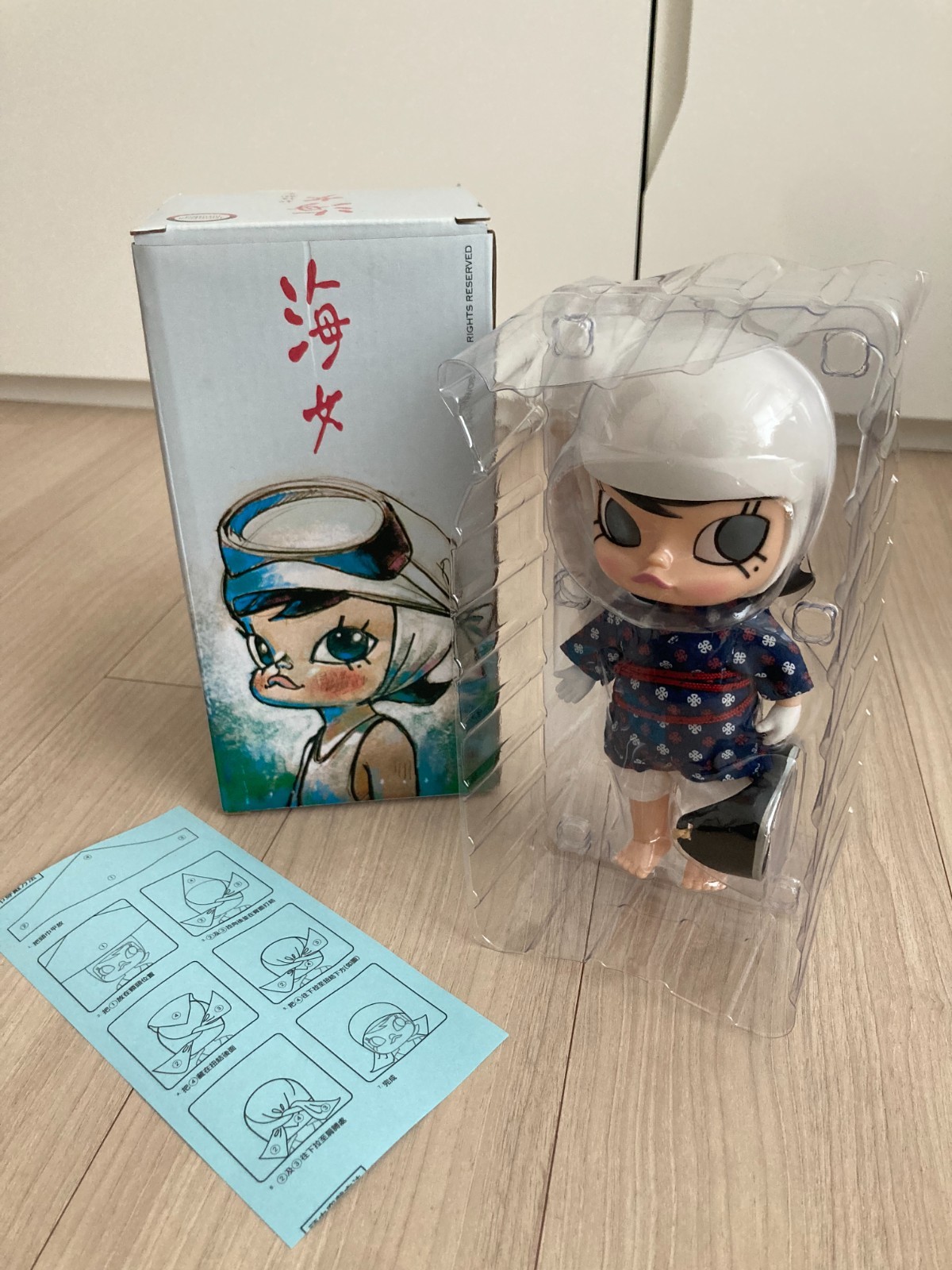 Kennyswork Molly Ocean Girl Arttoy figure 1000 limit Pop Mart