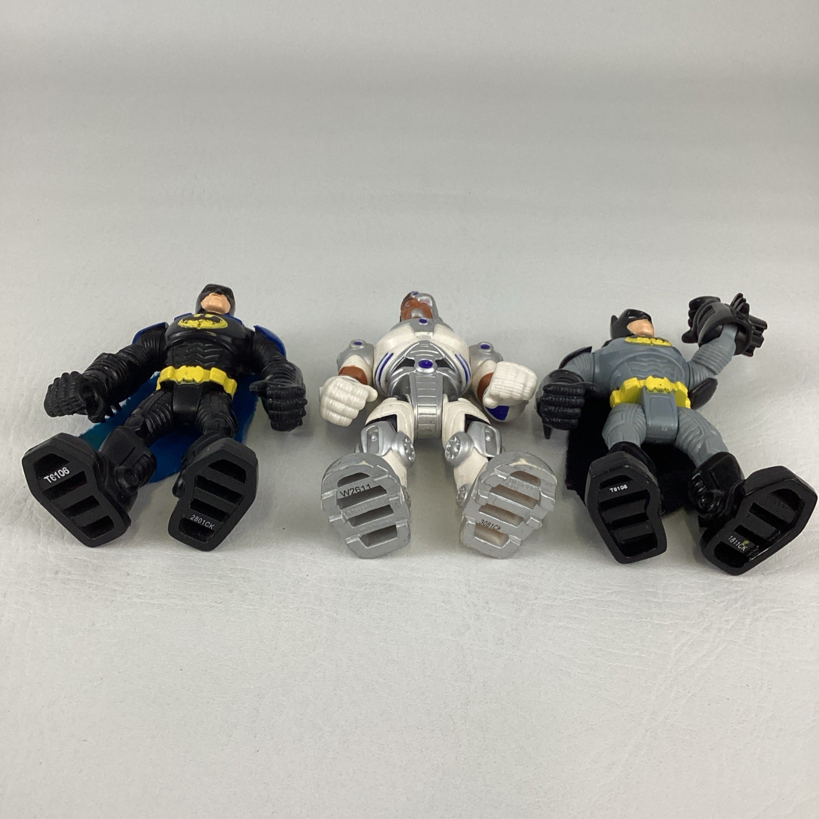 DC Comics Super Friends Hero World Action Figure Lot Batman Cyborg Mattel