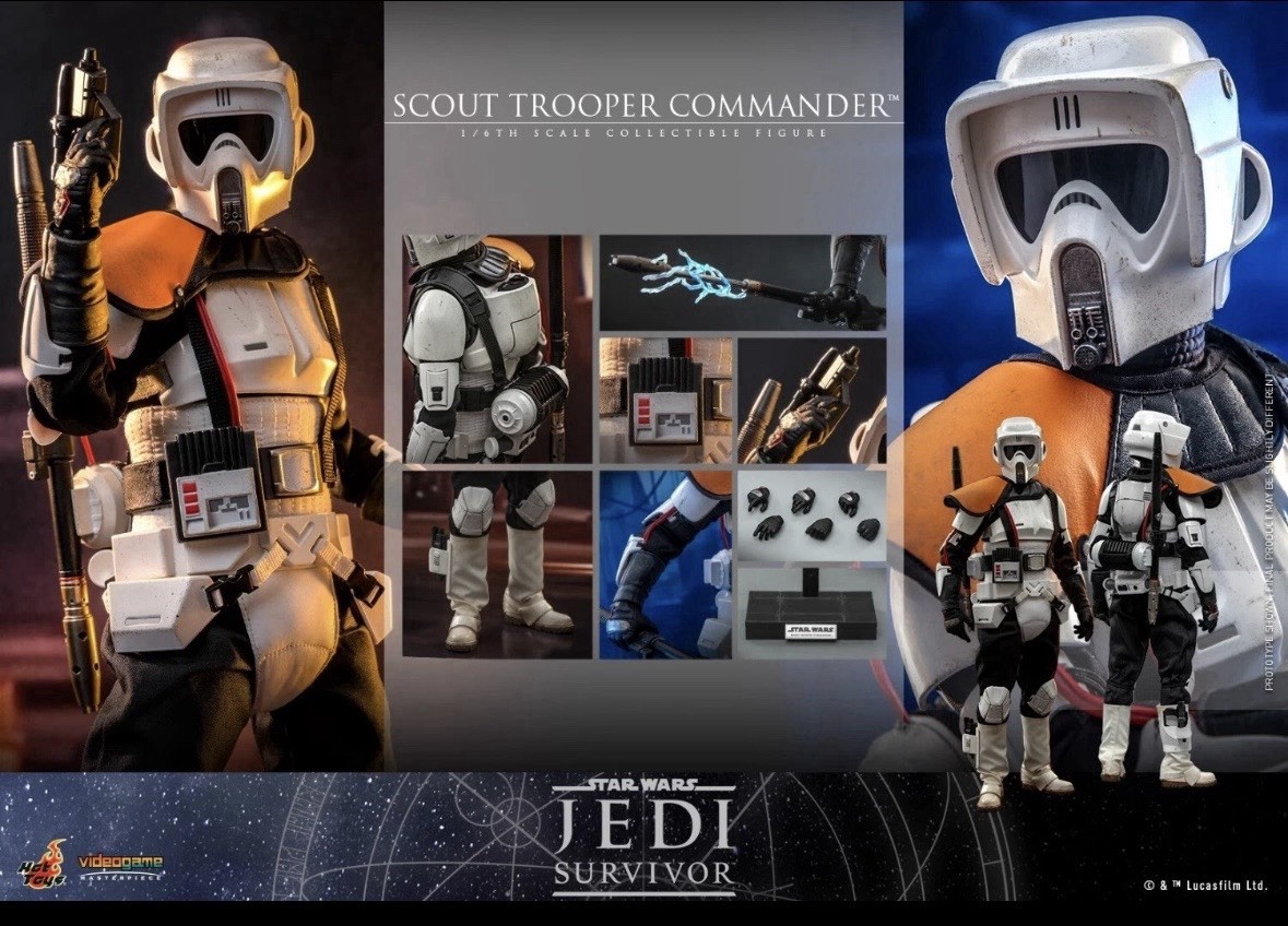 Hot Toys VGM53 Star Wars Jedi: Survivor Scout Trooper Commander SEALED SHIPPER