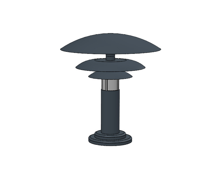 Custom Sci-Fi Light Tower for 3.75&Prime; (1:18) Scale Futuristic Diorama Prop Display