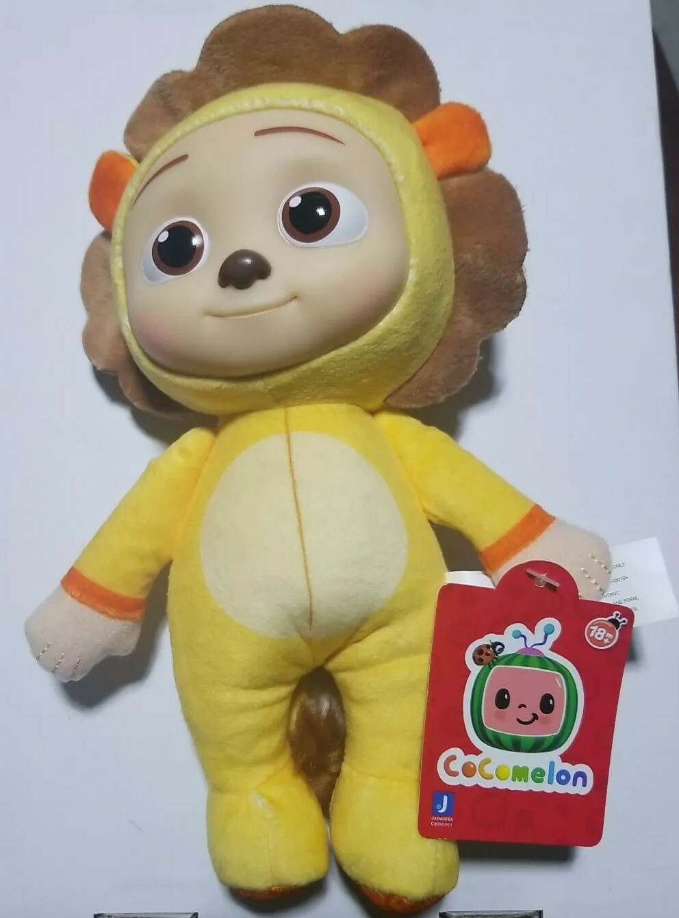 NEW 2021, Cocomelon JJ Lion 8&Prime; Plush Doll Soft Toy Jazwares