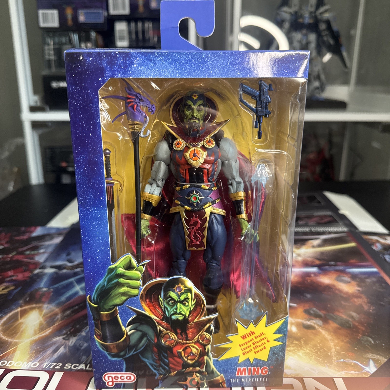 NECA Ming The Merciless Defenders of The Earth Series 03 Action Figure 7&Prime;