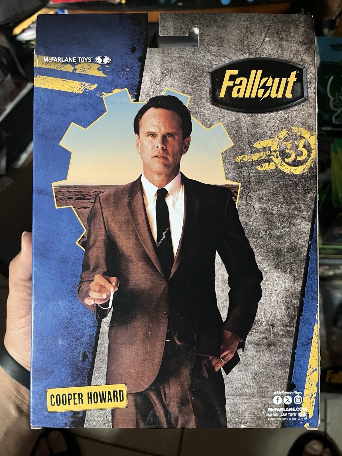 McFarlane Fallout Series Cooper Howard Action Figure Platinum Red Chase Edition
