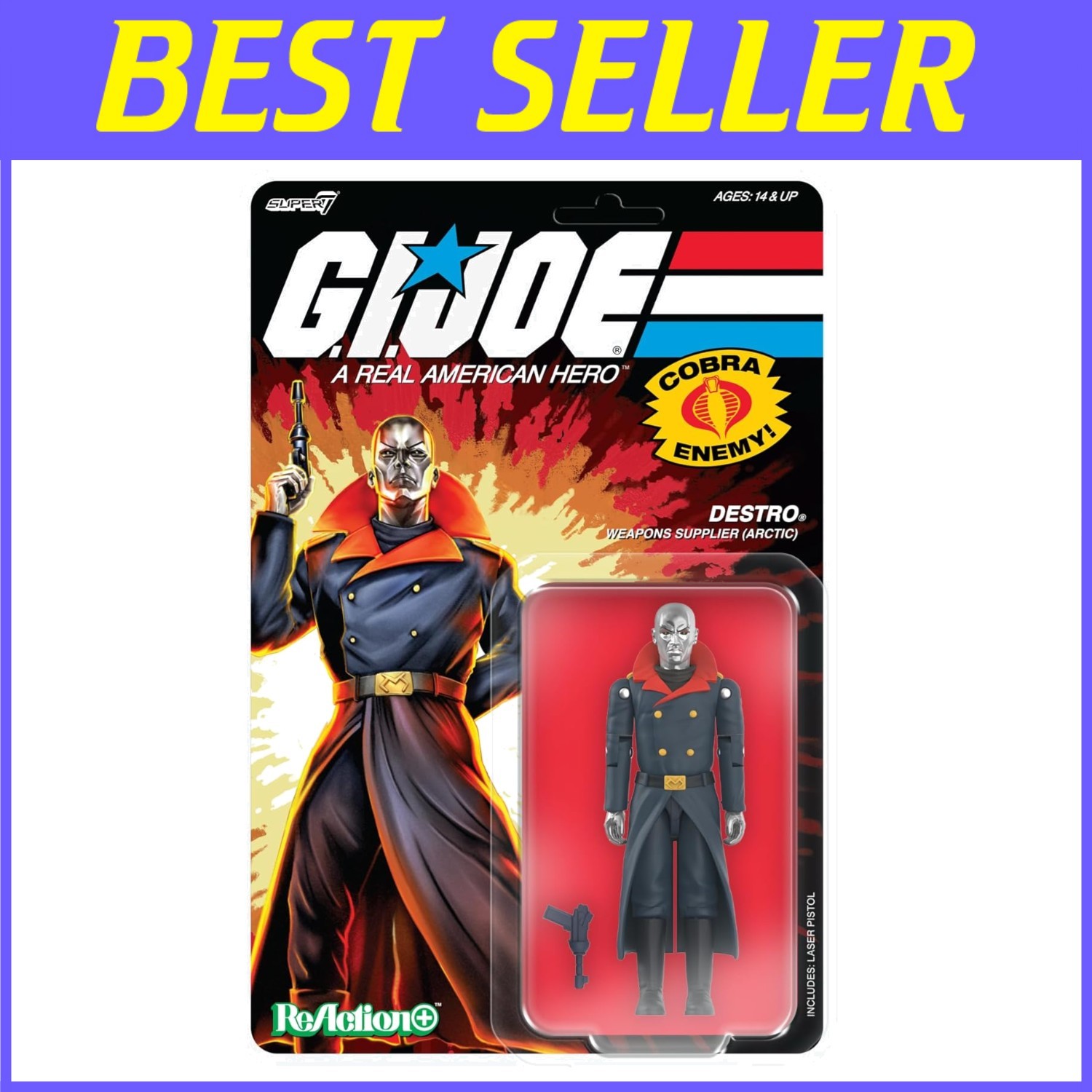 G.I. Joe Arctic Destro Action Figure – Retro Collectible Toy
