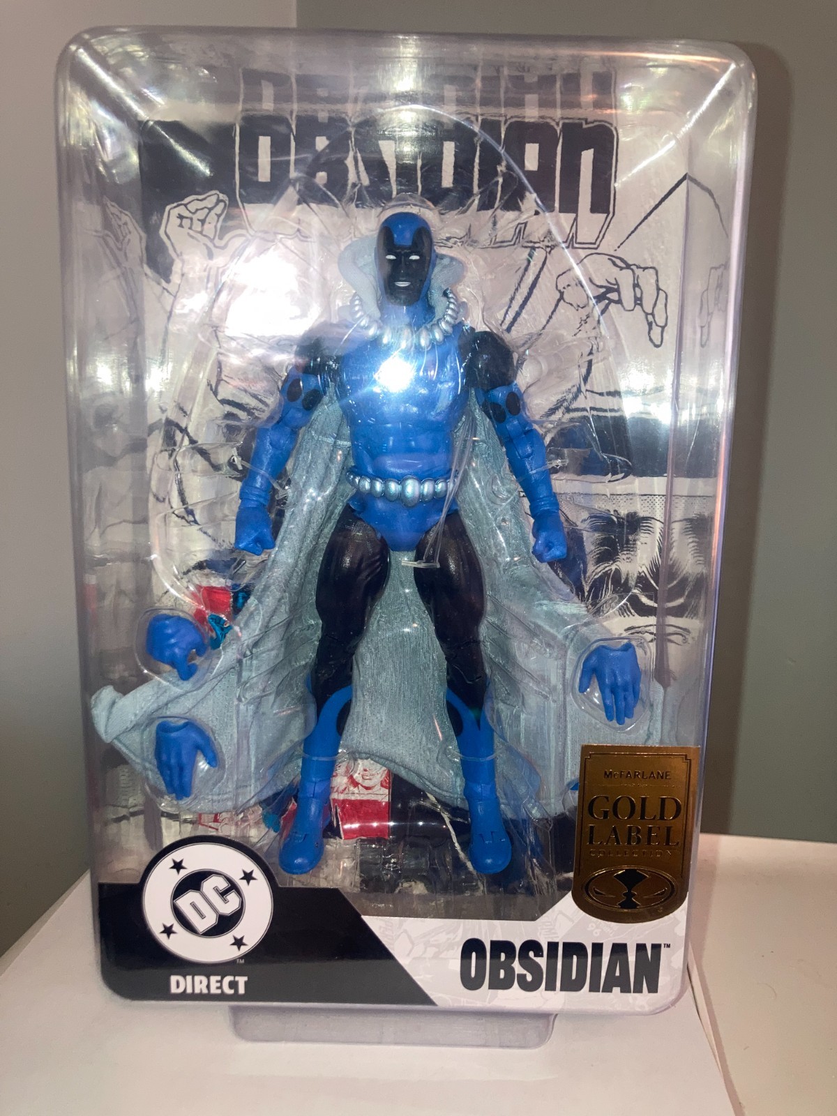 McFarlane DC Direct Gold Label Obsidian Infinity Inc 7&Prime; Action Figure Sealed JSA