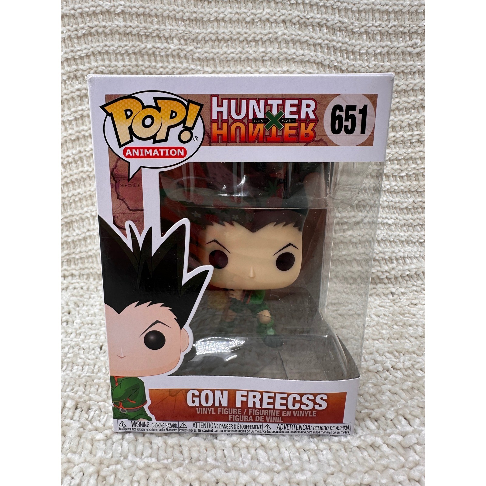 Funko Pop Hunter x Hunter Gon Freecss 651 Vinyl Figure Anime Toy Collectible New