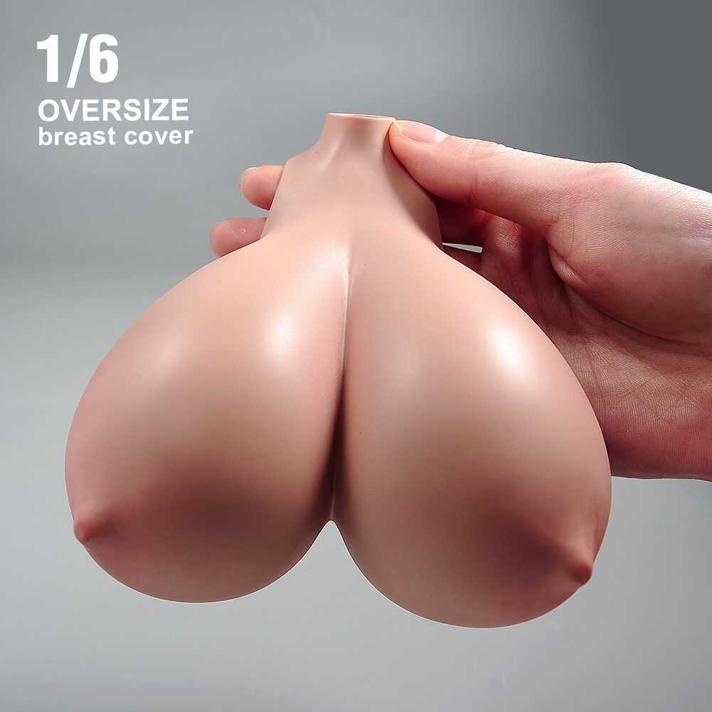1:6 Suntan Super Large Breast Bust Cover Fit 12 » Female PH Action Figure Dolls