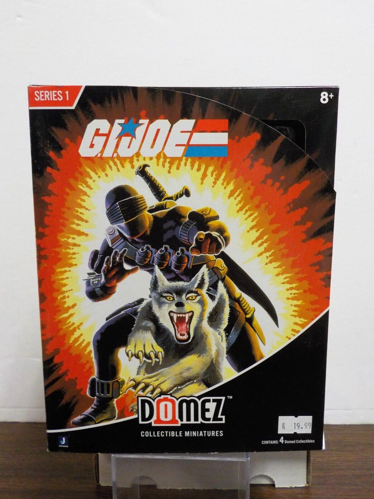 C0510 Jazwares GI Joe Domez « Series 1 Set (Duke, Snake Eyes, etc.) » 4-Pack (New)