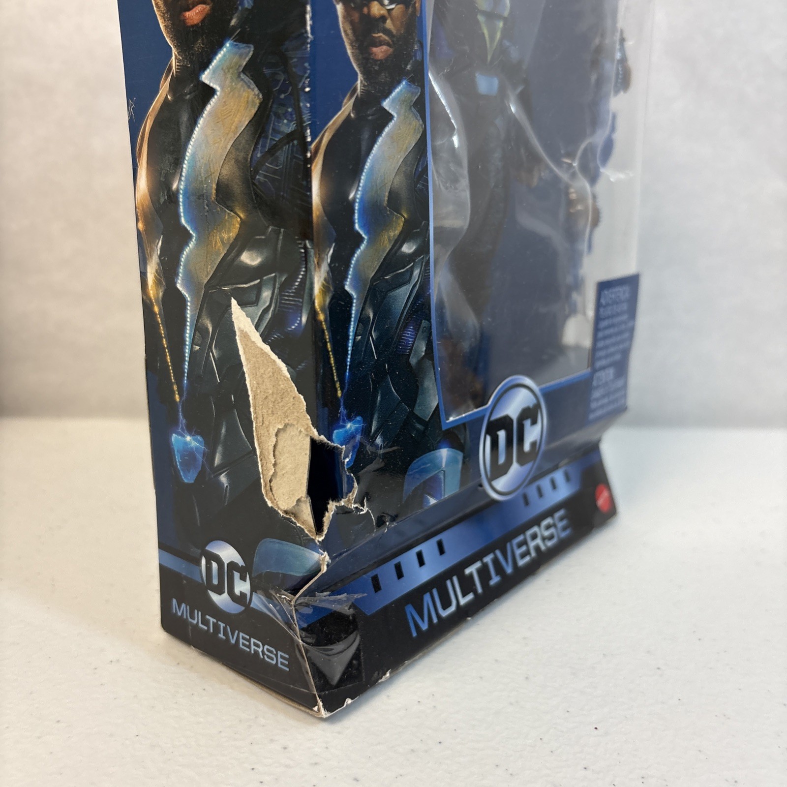 DC Multiverse Ninja Batman Series Black Lightning 6” New In Crushed Dmgd Box