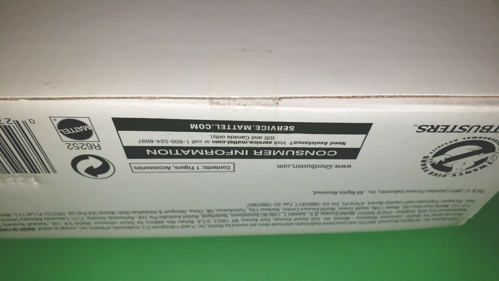 Ghostbusters 6&Prime; Ray Stantz Lab Coat Subway Ghost Sniffer Dan Aykroyd Mattel Box