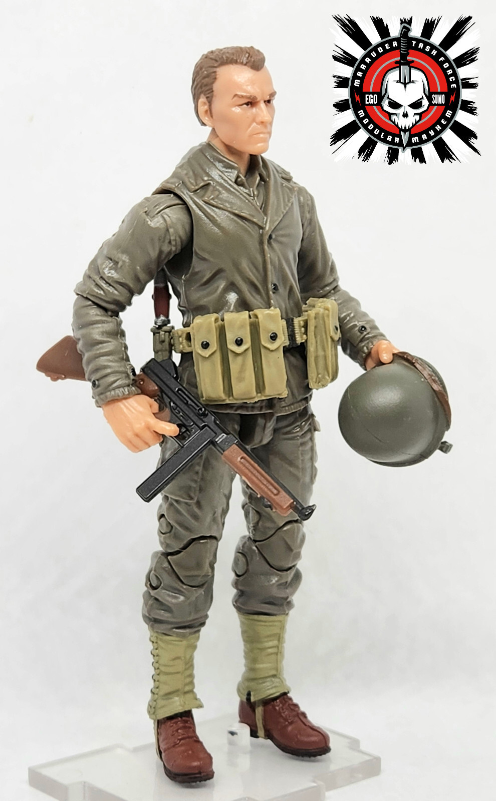 « WWII BANK ROBBER KELLY » Marauder Geared-Up 1:18 Scale 4&Prime; GI Joe « Type » Figure