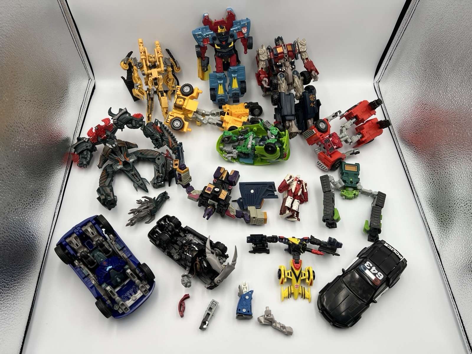 Huge 2000s Transformers Fodder/Damaged Incomplete Parts Action Figures Lot