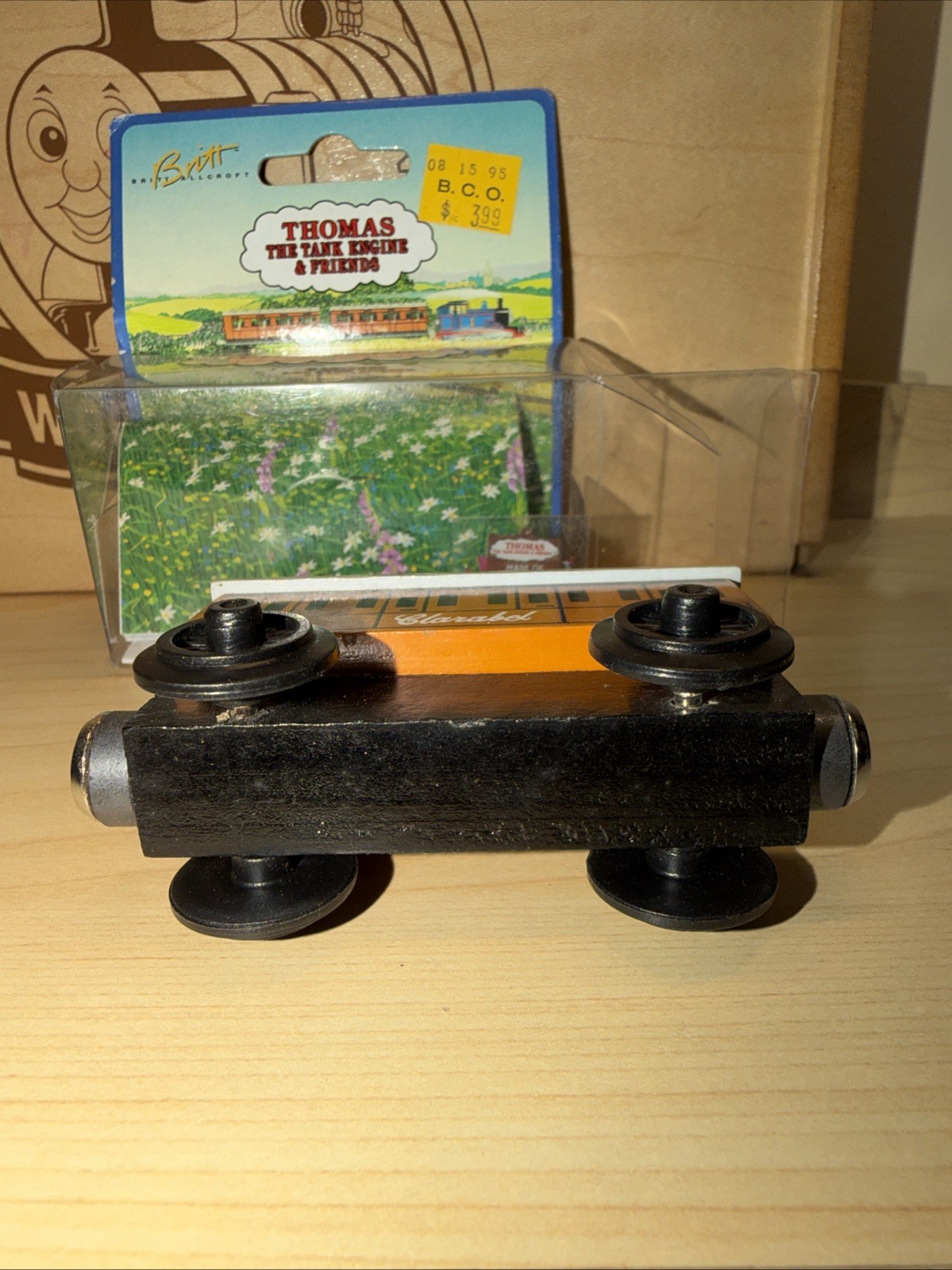 CLARABEL COACH ! THOMAS FRIENDS TRAIN WOODEN 1994 Learning Curve NEW OPEN BOX