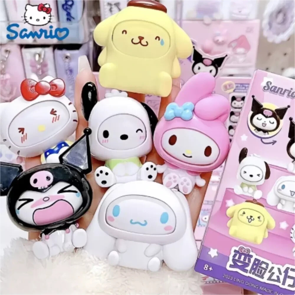 Licensed Sanrio Characters Face Changing Blind Box Kawaii Doll Toy Figure