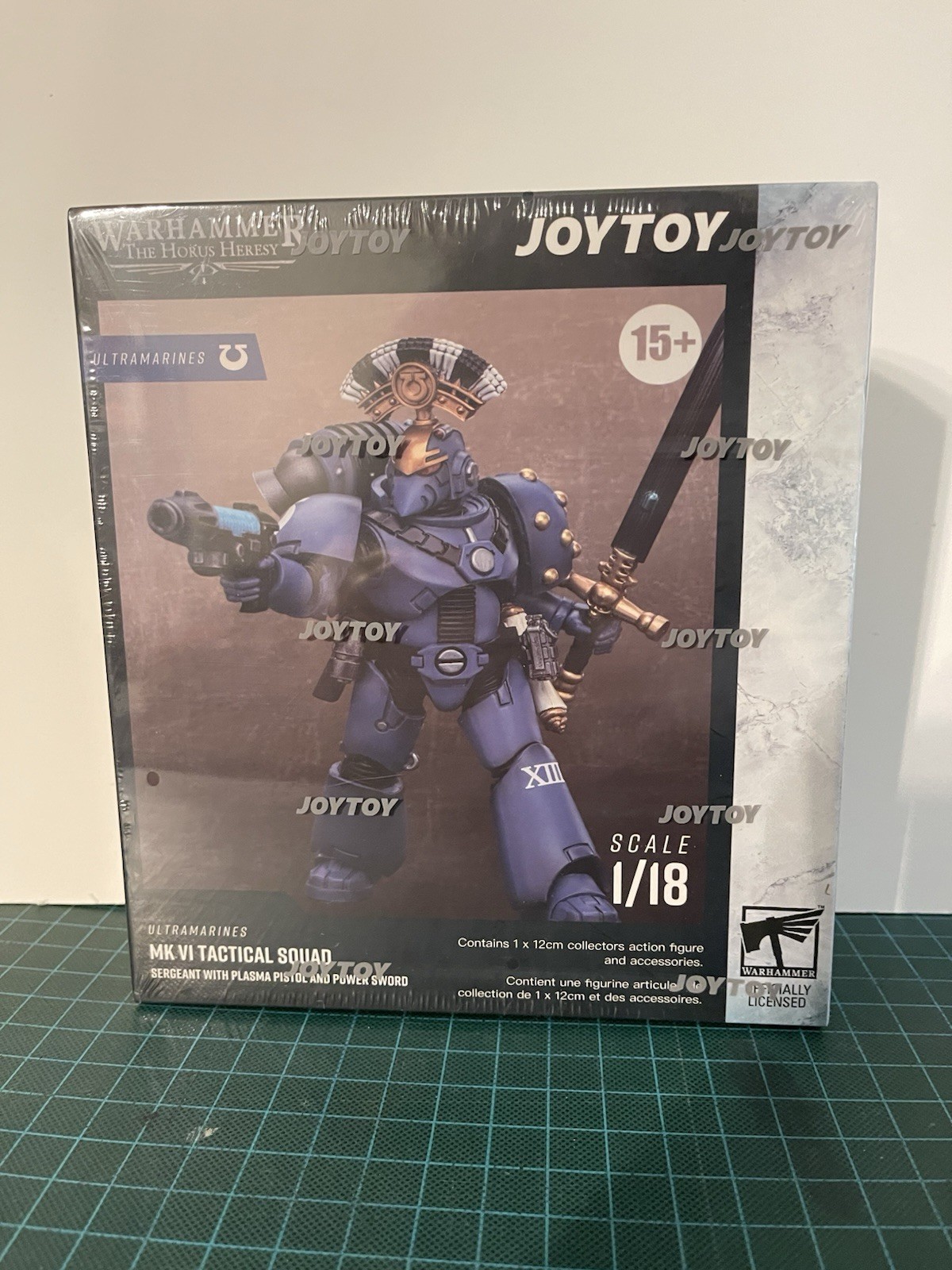 Joytoy Ultramarine Mkvi Tactical Squad Sergeant With PowerSword -us Seller-