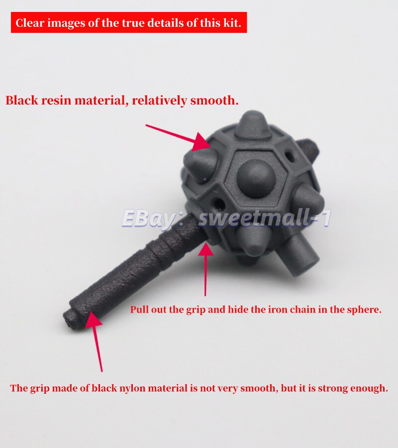 3D Printing Weapon Upgrade Kit Meteor Hammer For SS109 Megatank Accessories