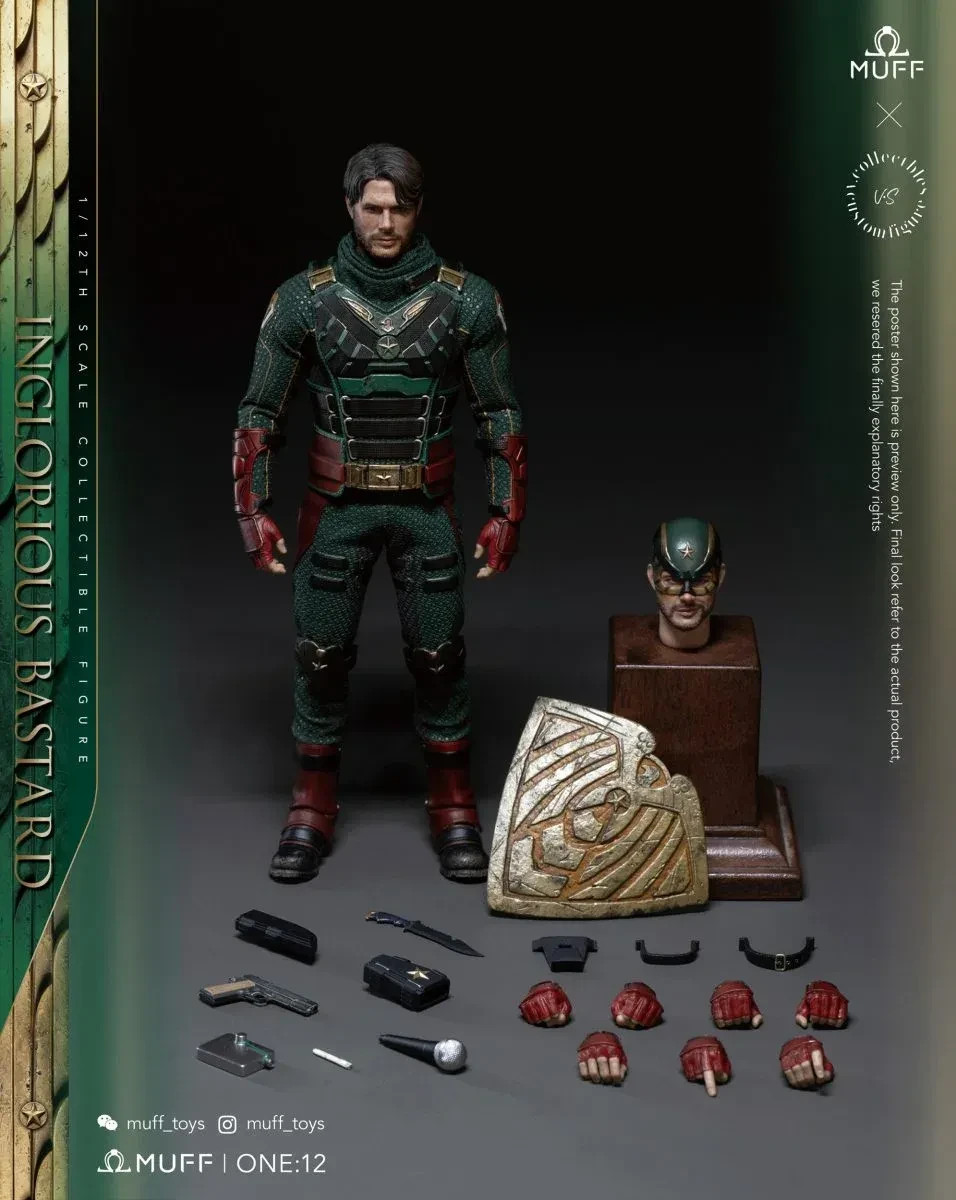 ✨Pre order! MUFF TOYS MF08 1/12 Inglorious Bastard Soldier Boy Action Figure