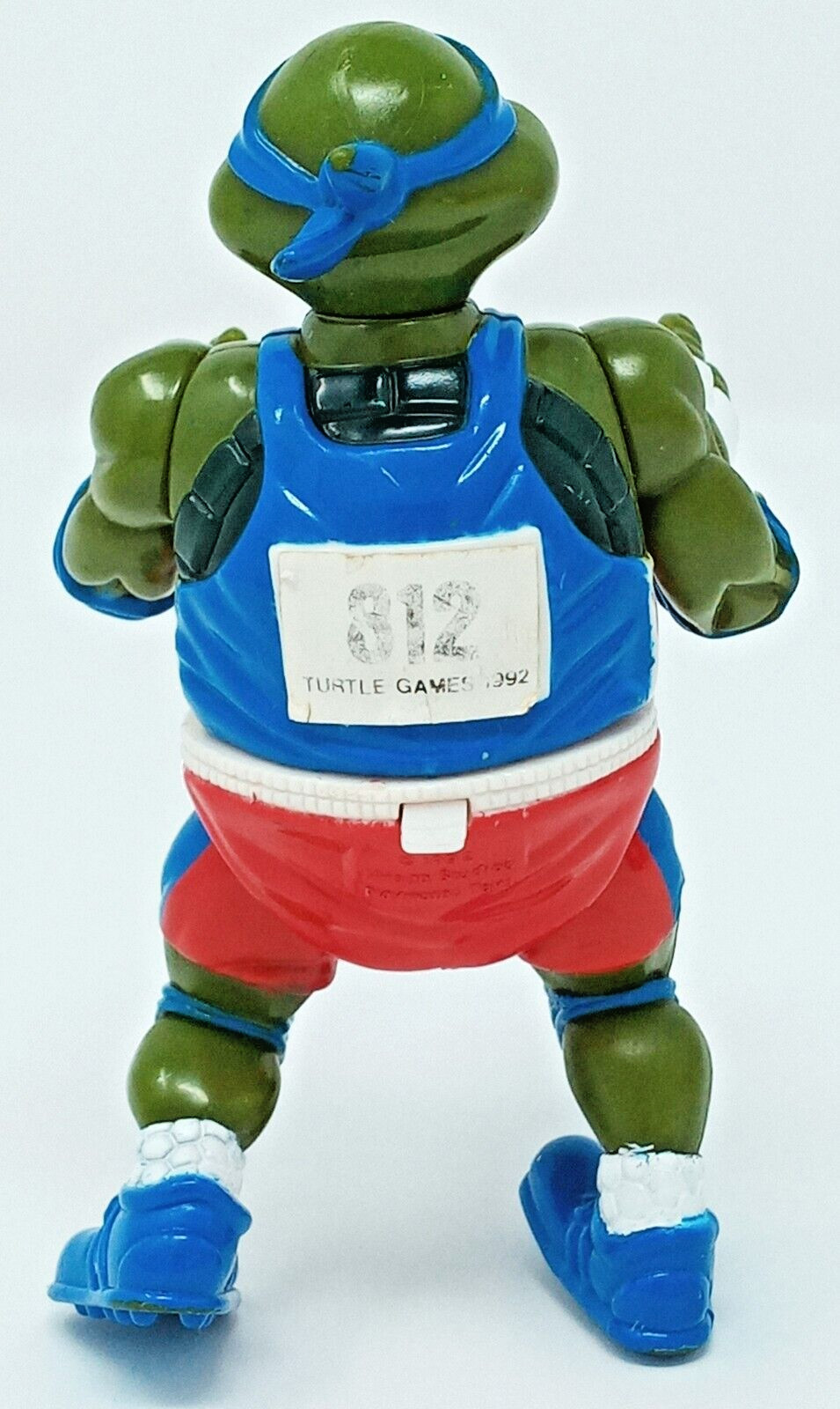 Leonardo 1992 Track n Field Leo 4.5&Prime; Figure original Playmates tmnt