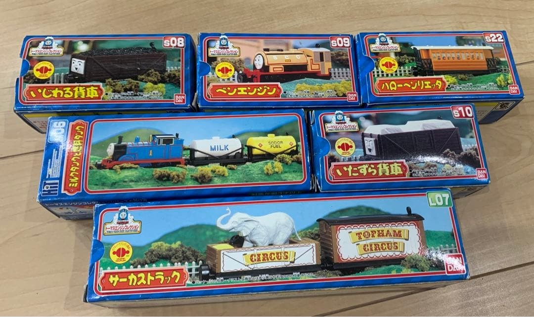 Tomy Thomas Engine Collection 6pcs Set in Box, Used, Good Condition