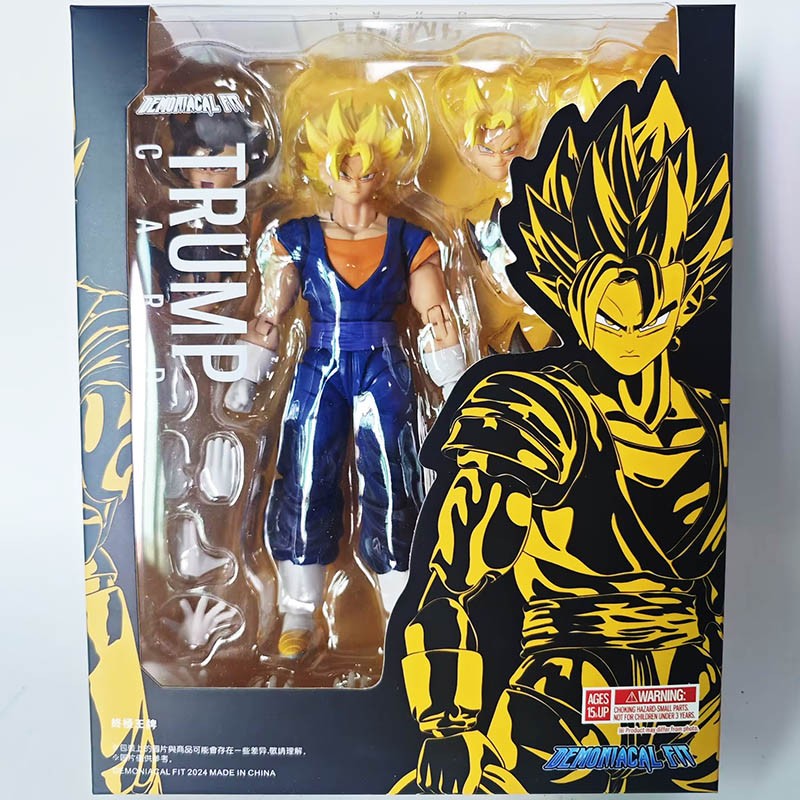 Demoniacal Fit Dragon Ball Trump Card Vegito 2.0 6&Prime; Action Figure 1:12 Official