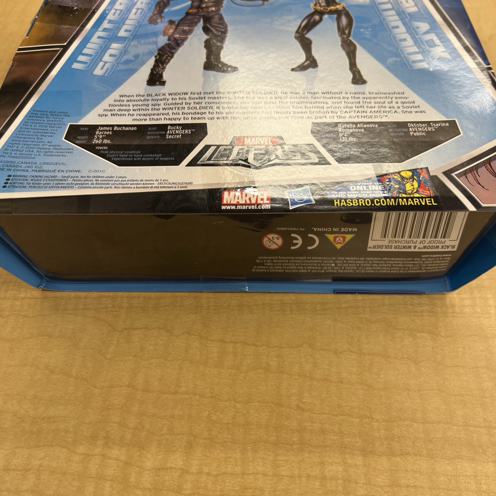 Marvel Legends 6&Prime; Black Widow Winter Soldier 2-pack Toys R Us TRU Exclusive S6