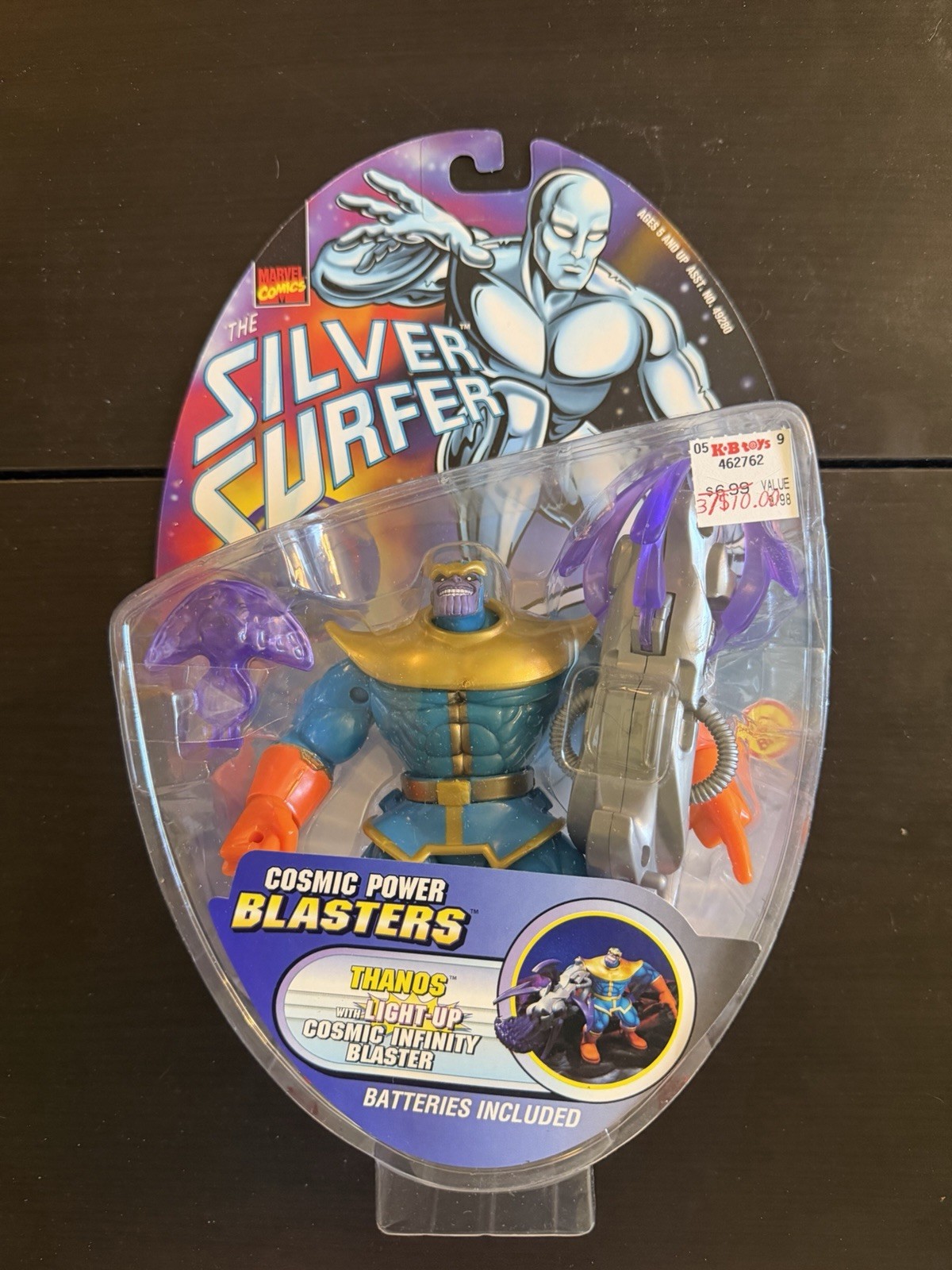 1997 ToyBiz Silver Surfer Cosmic Power Blasters Set Complete Thanos Raze Drax