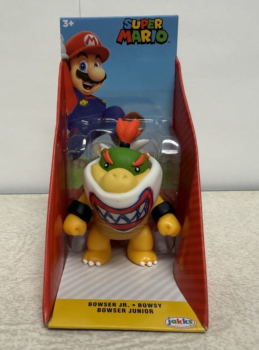 2.5&Prime; BOWSER JR Super Mario Bros Action Figure World of Nintendo Galaxy Switch 2