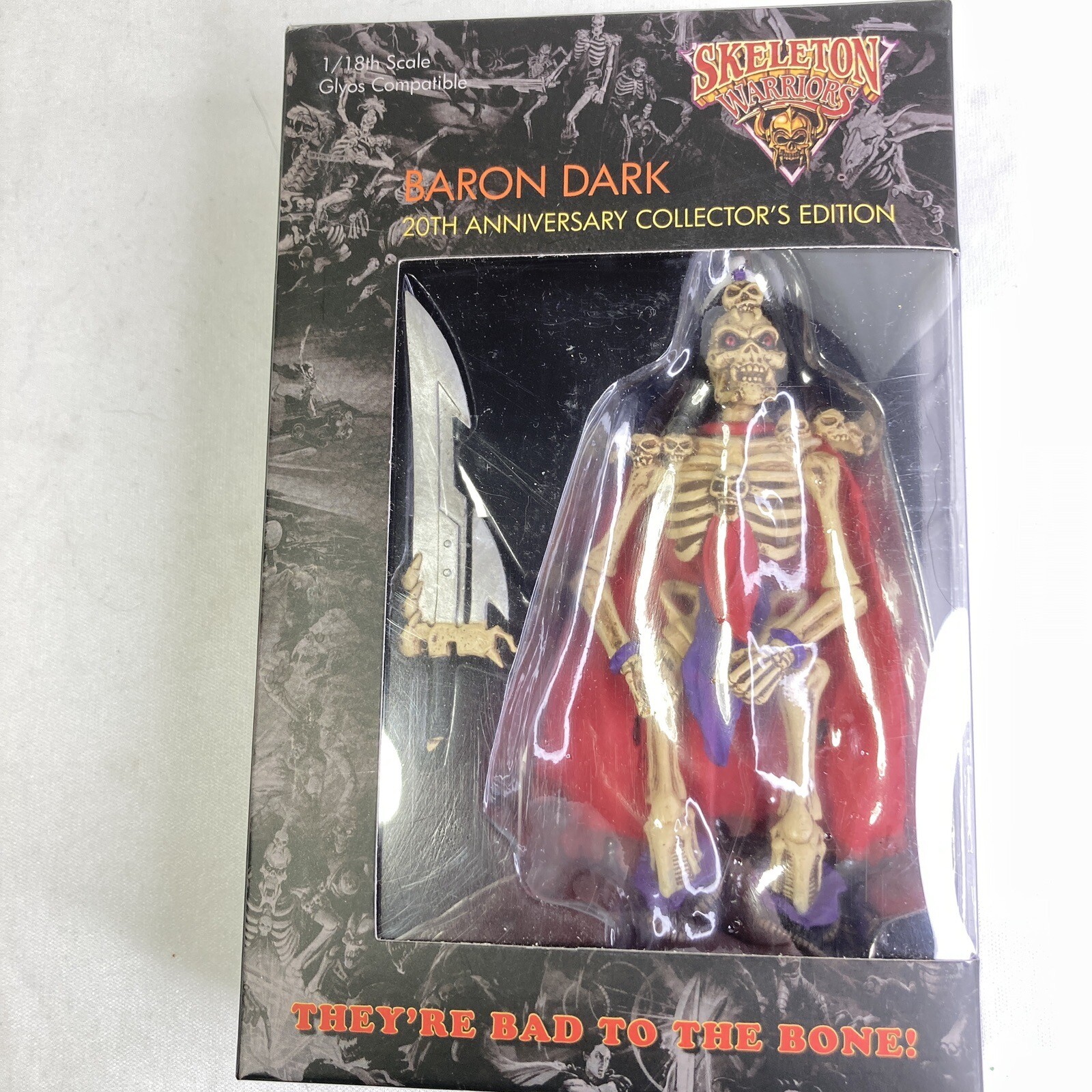 Skeleton Warriors Baron Dark 20th Anniversary 2014 New in Open Box October Toys